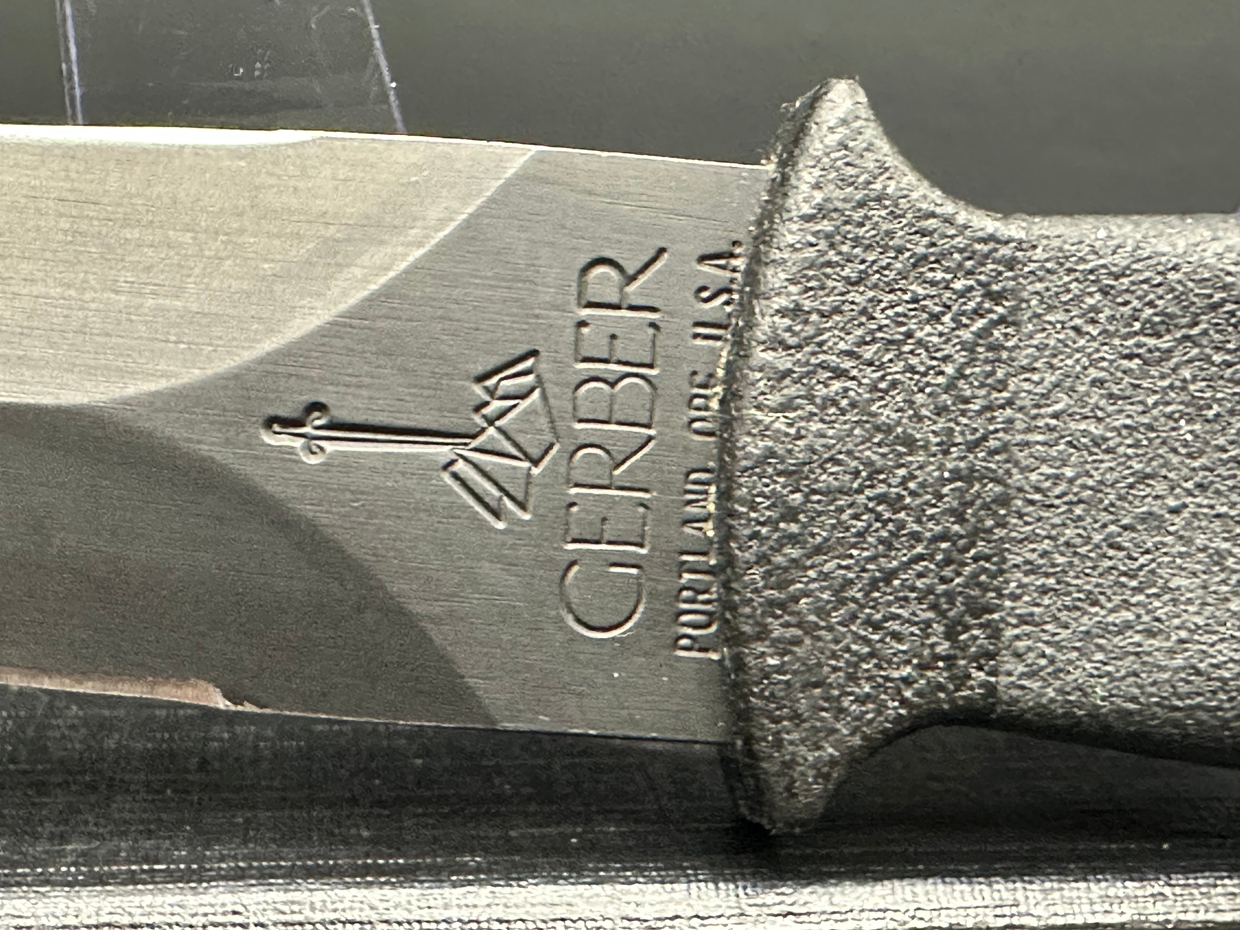 Gerber Guardian Back-Up Double-Edge Boot Knife (3.4" Black)