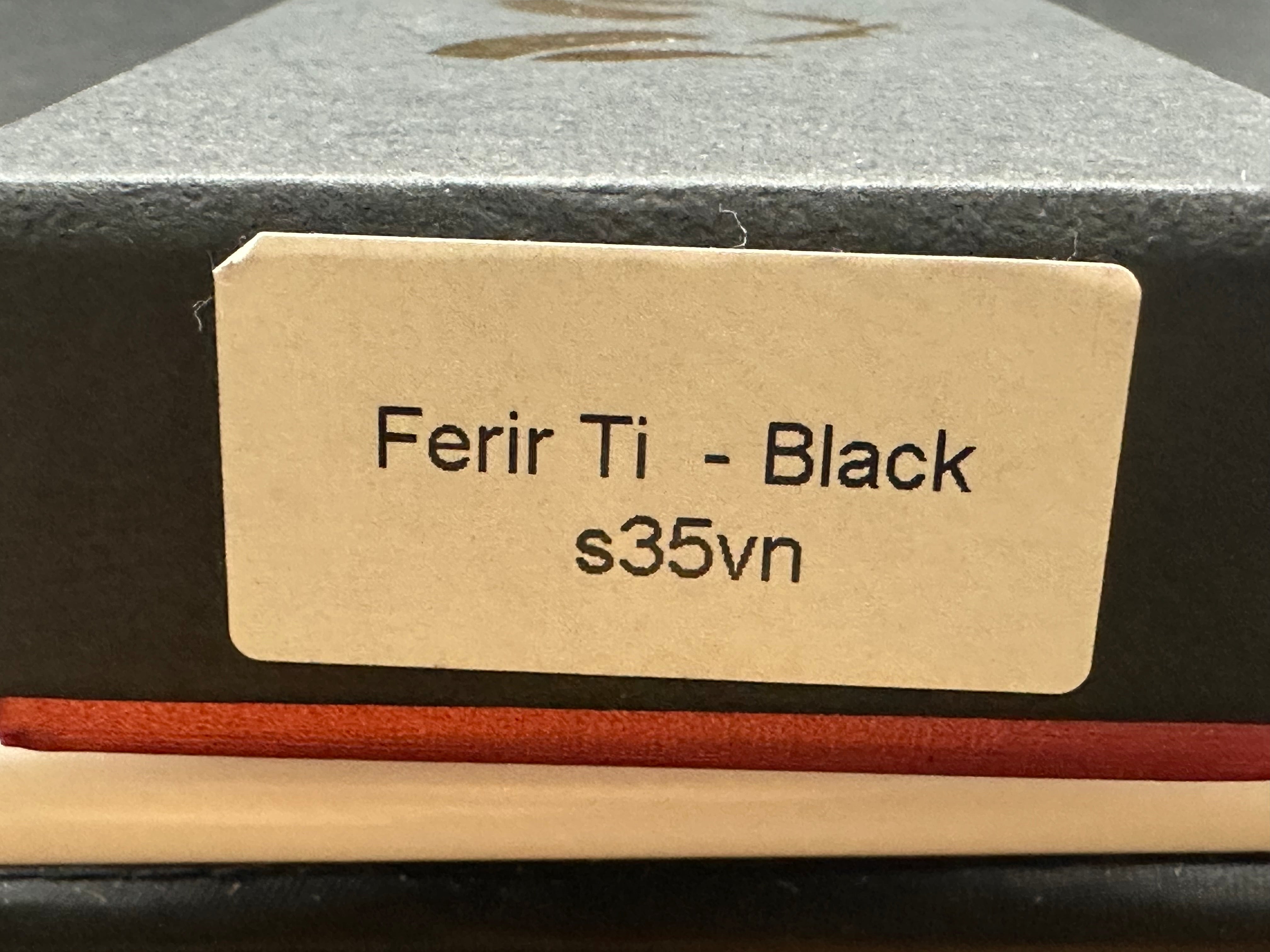 Damned Designs Fenrir/Stonewash Ti/Reverse Tanto/Black CPM-S35VN