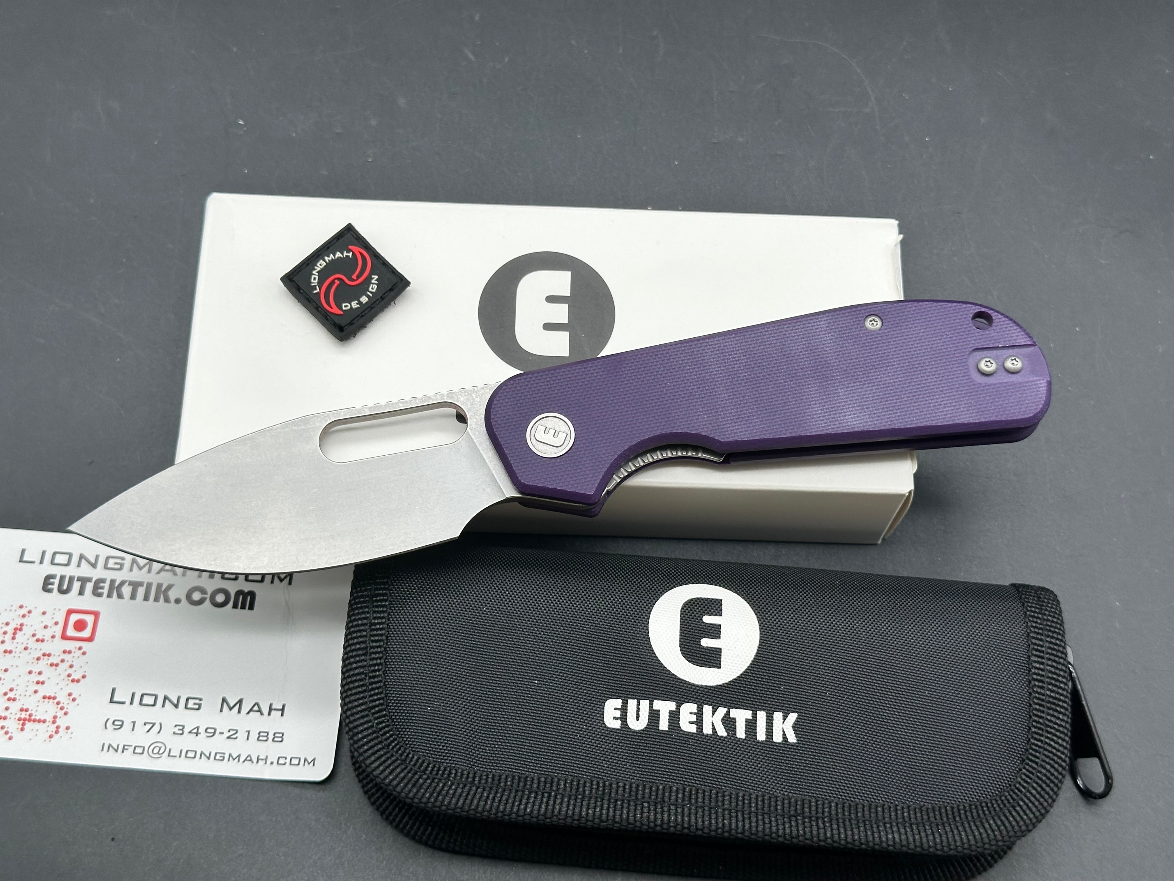 Eutektik EFD Purple G10 w/14C28N Stonewashed Blade