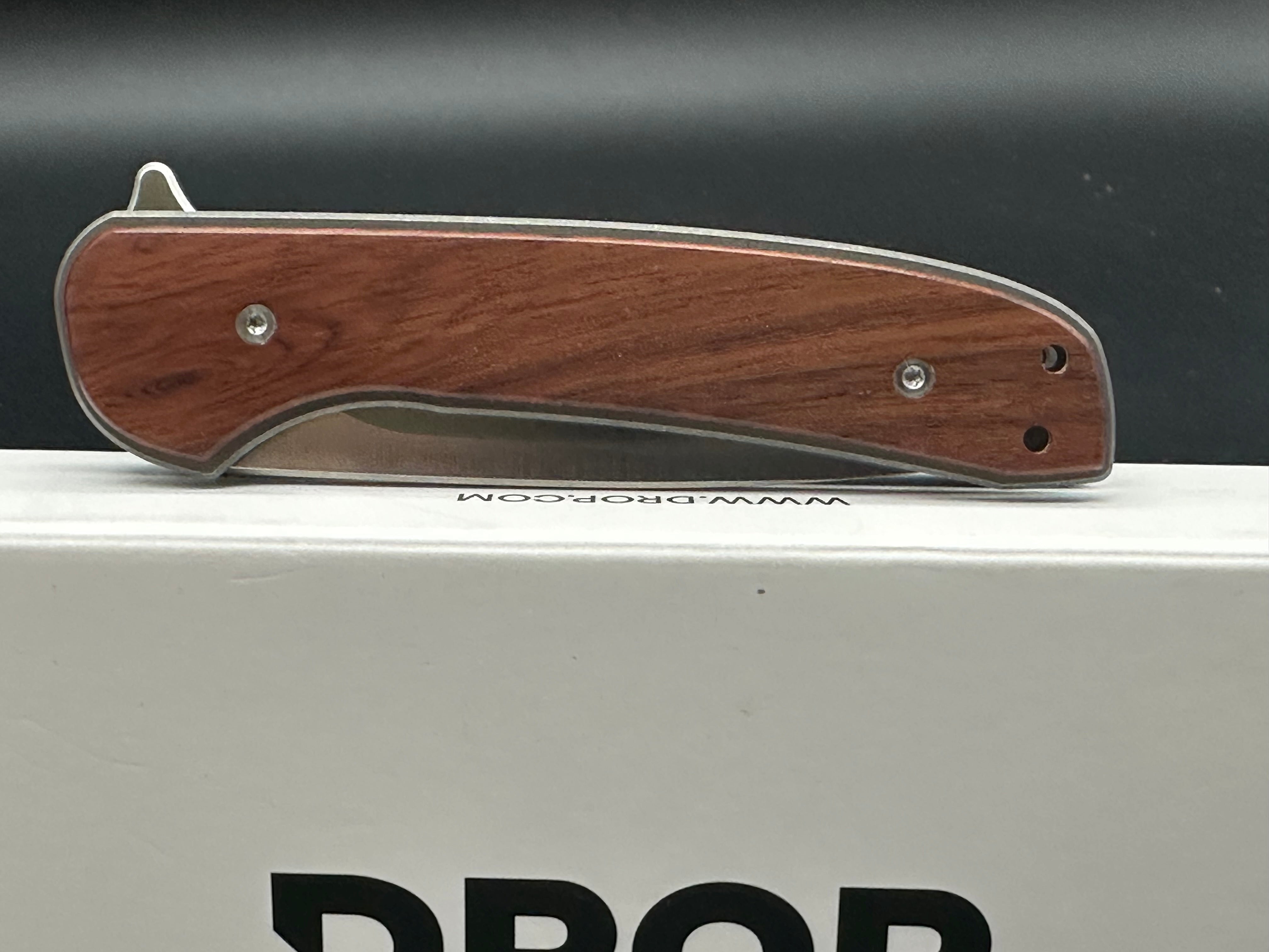 Drop Ferrum Forge - Gent/Gray Ti Frame + Rosewood Overlays