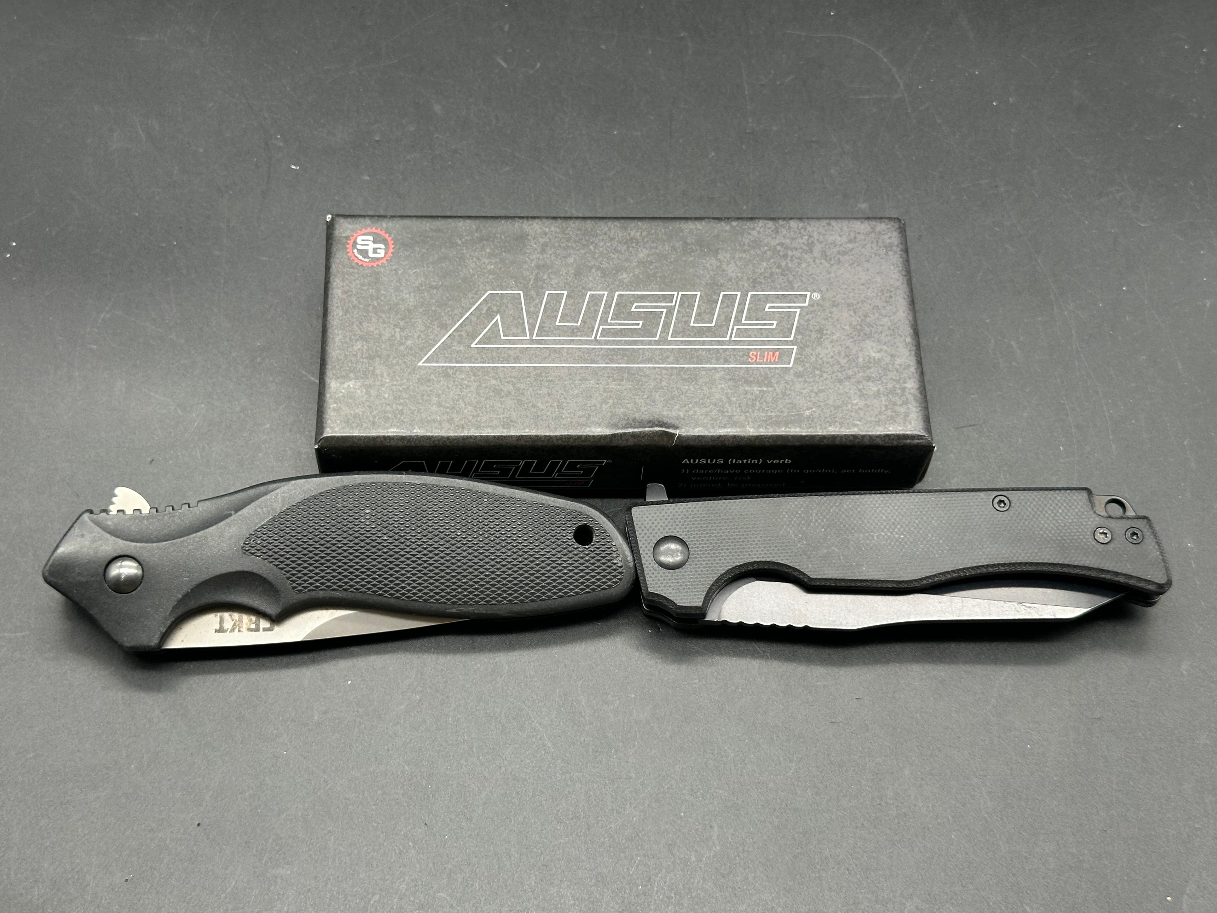 2-Knife combo Statgear Ausus & CRKT Shenanigan