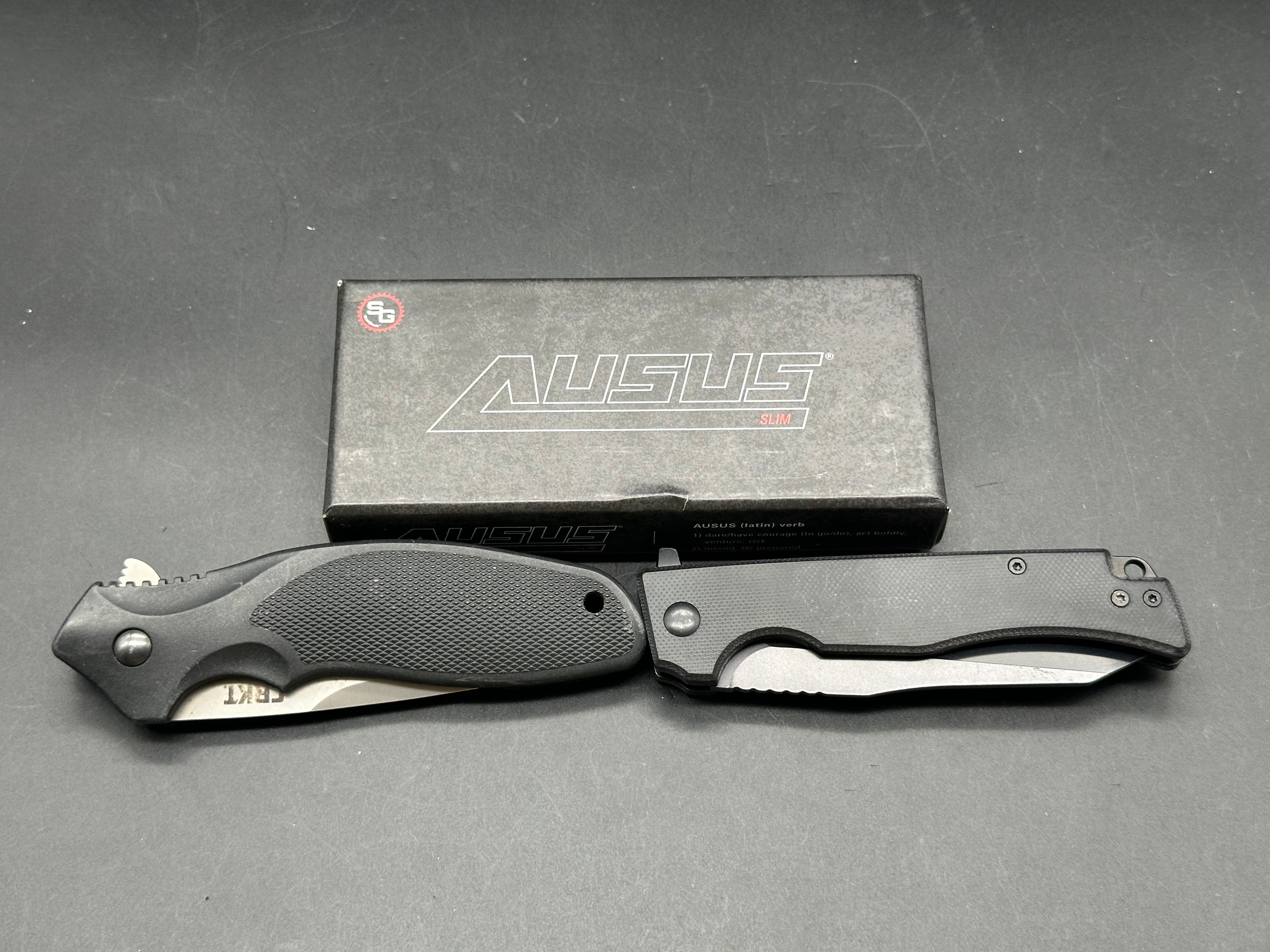 2-Knife combo Statgear Ausus & CRKT Shenanigan