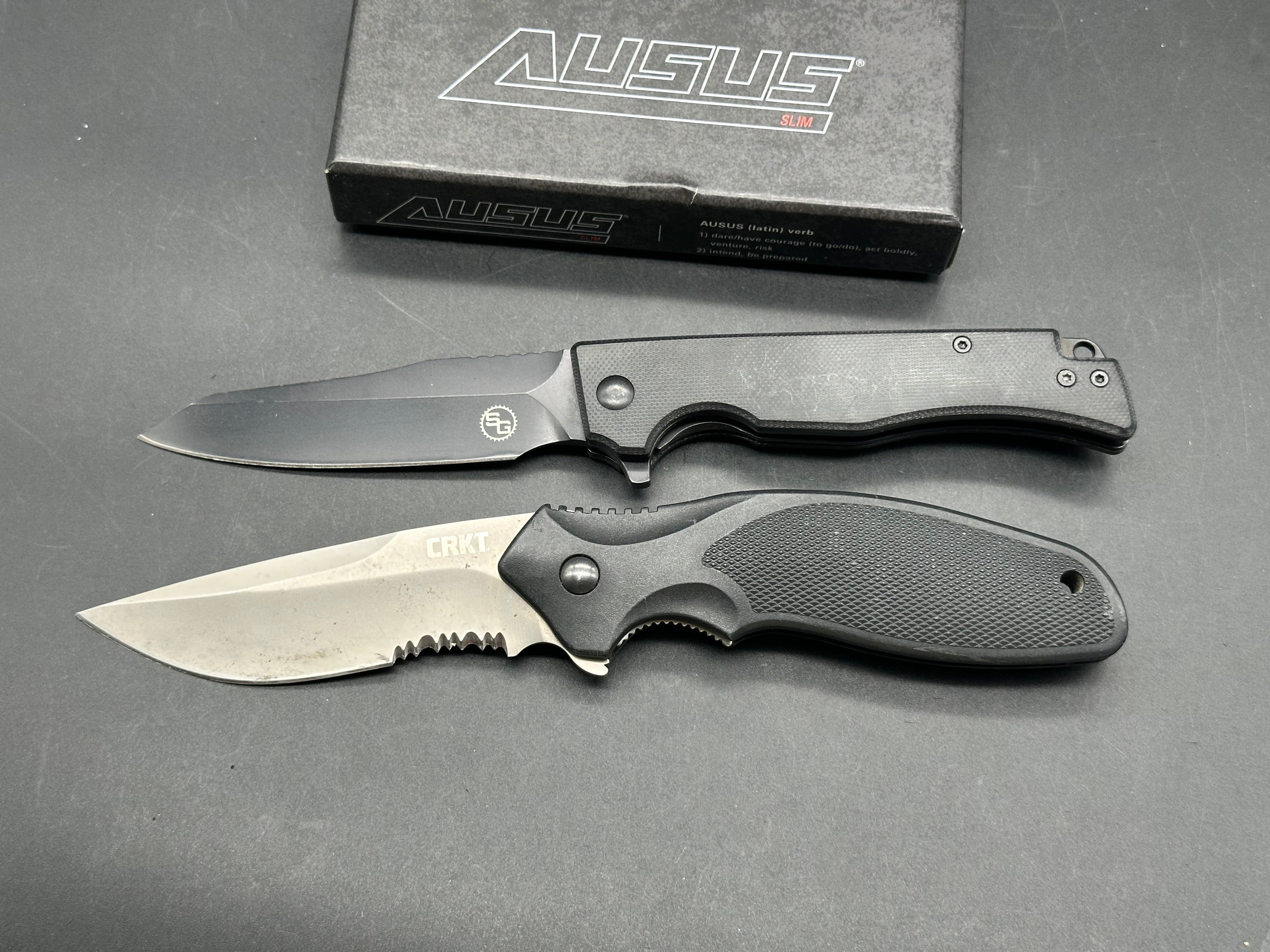 2-Knife combo Statgear Ausus & CRKT Shenanigan