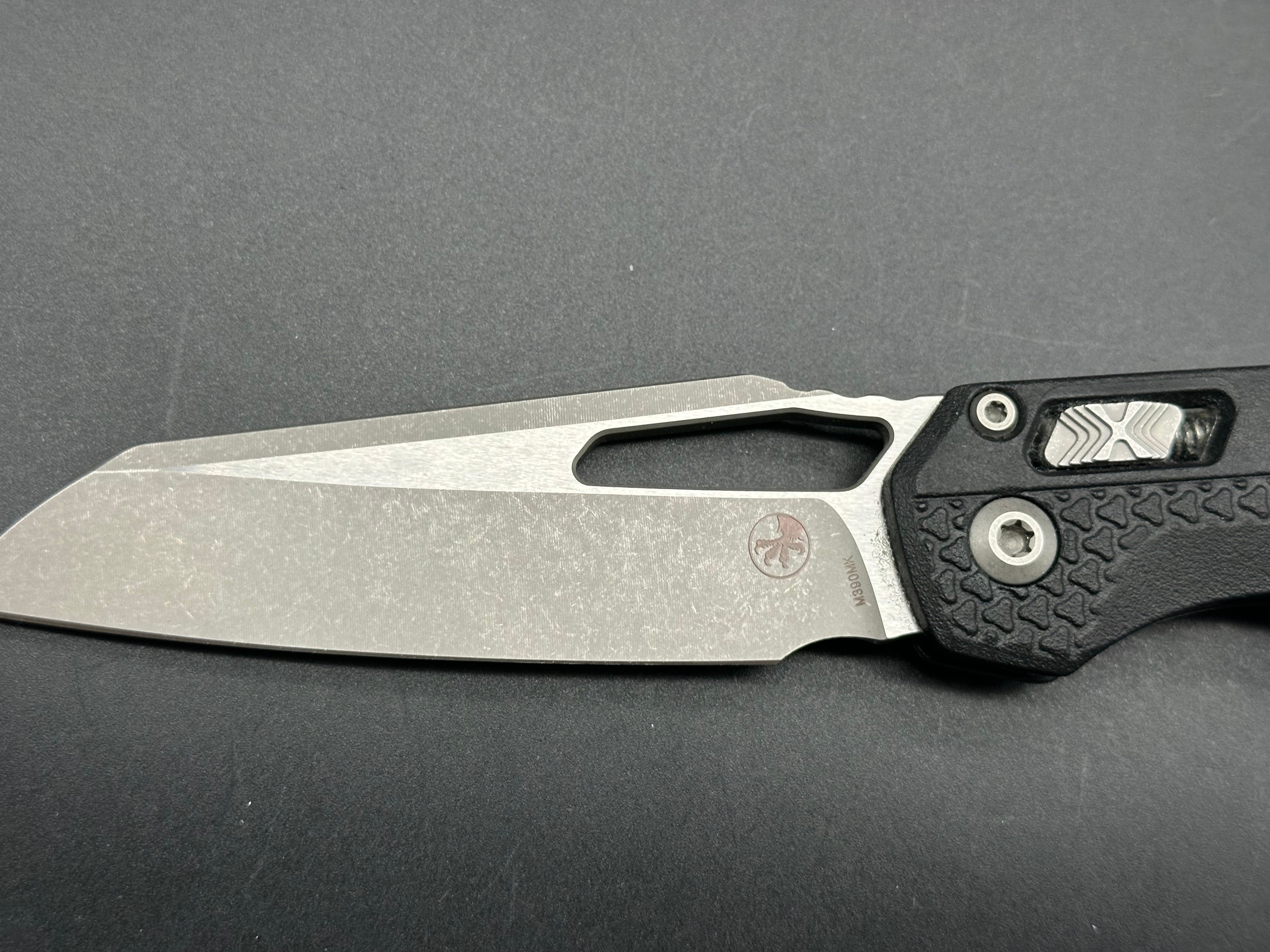 Microtech Standard Issue MSI Ram-Lok Knife Black Polymer (3.9" Apocalyptic)