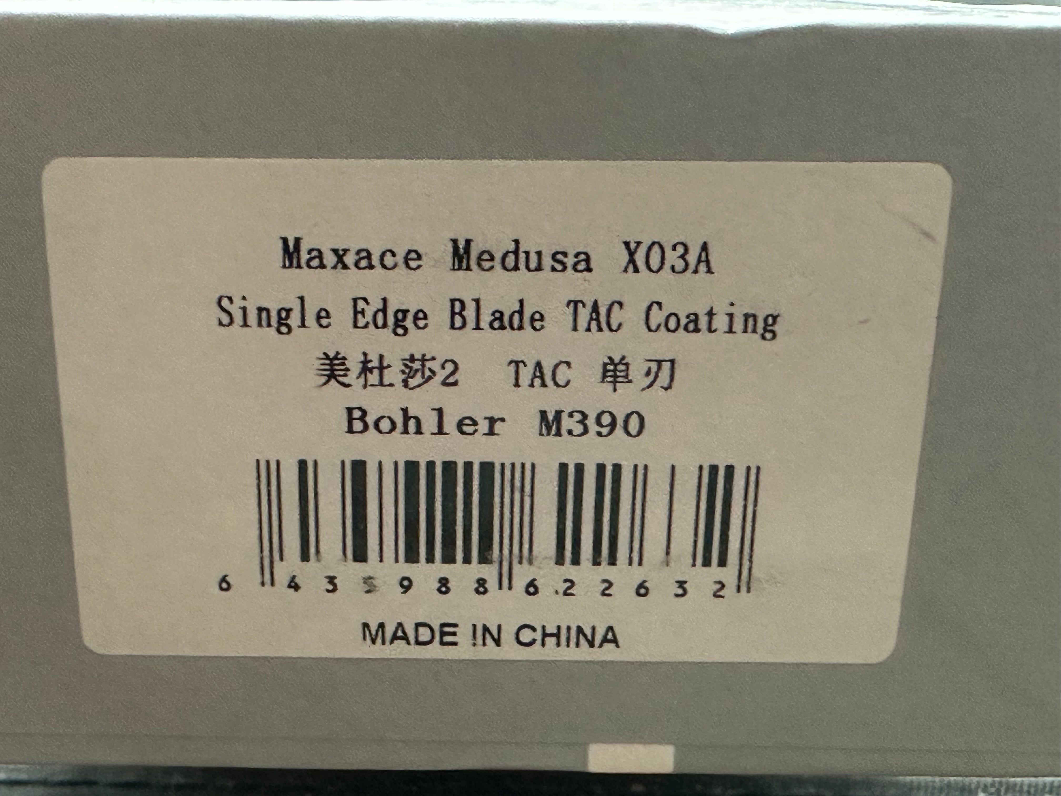 Maxace Medusa OTF Single Edge-Hellhound M390 Blade