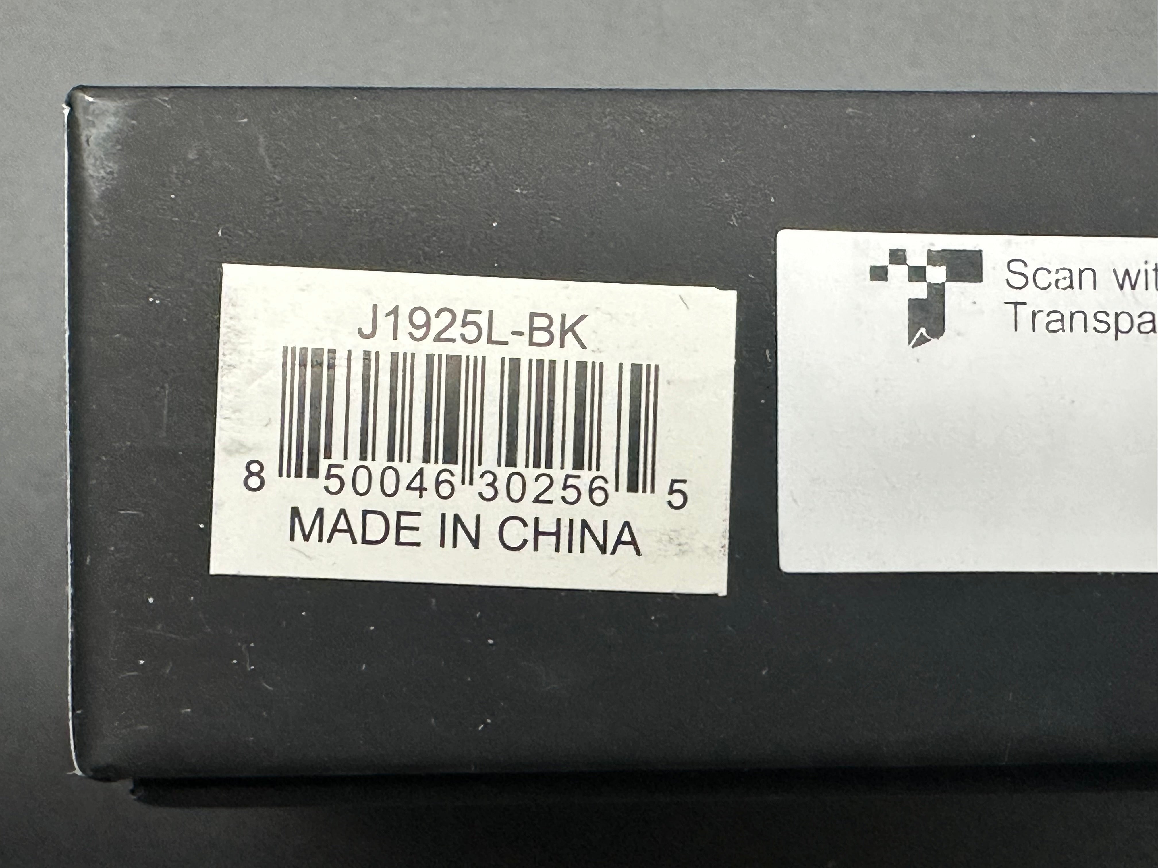 CJRB Cutlery Large Pyrite Button Lock Knife Black G-10