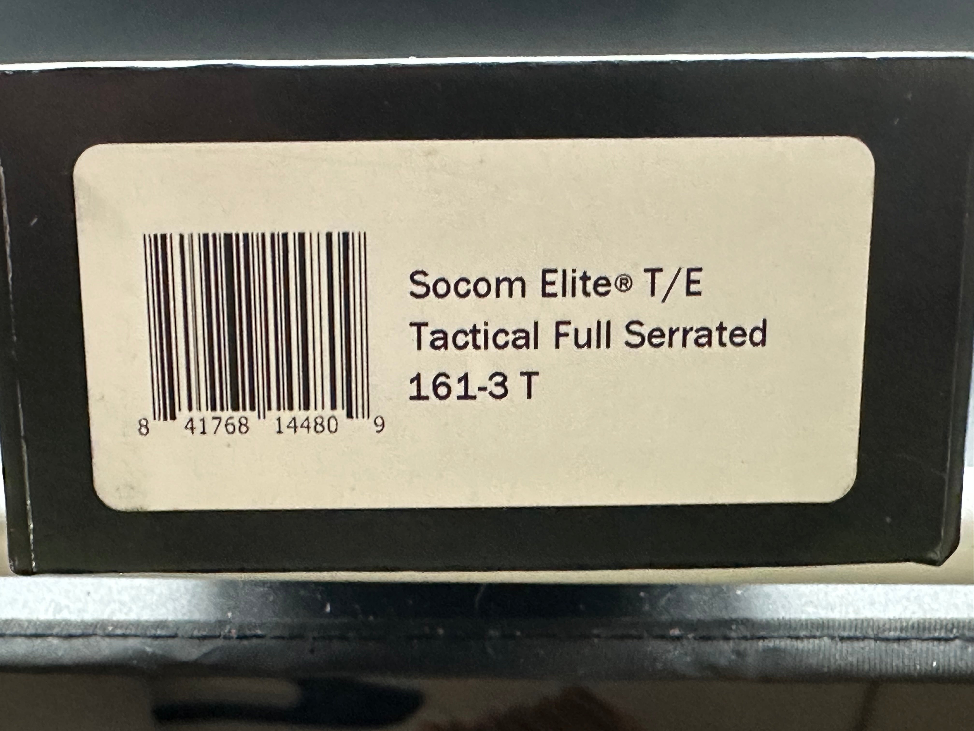 Microtech manual Socom Elite, serrated
