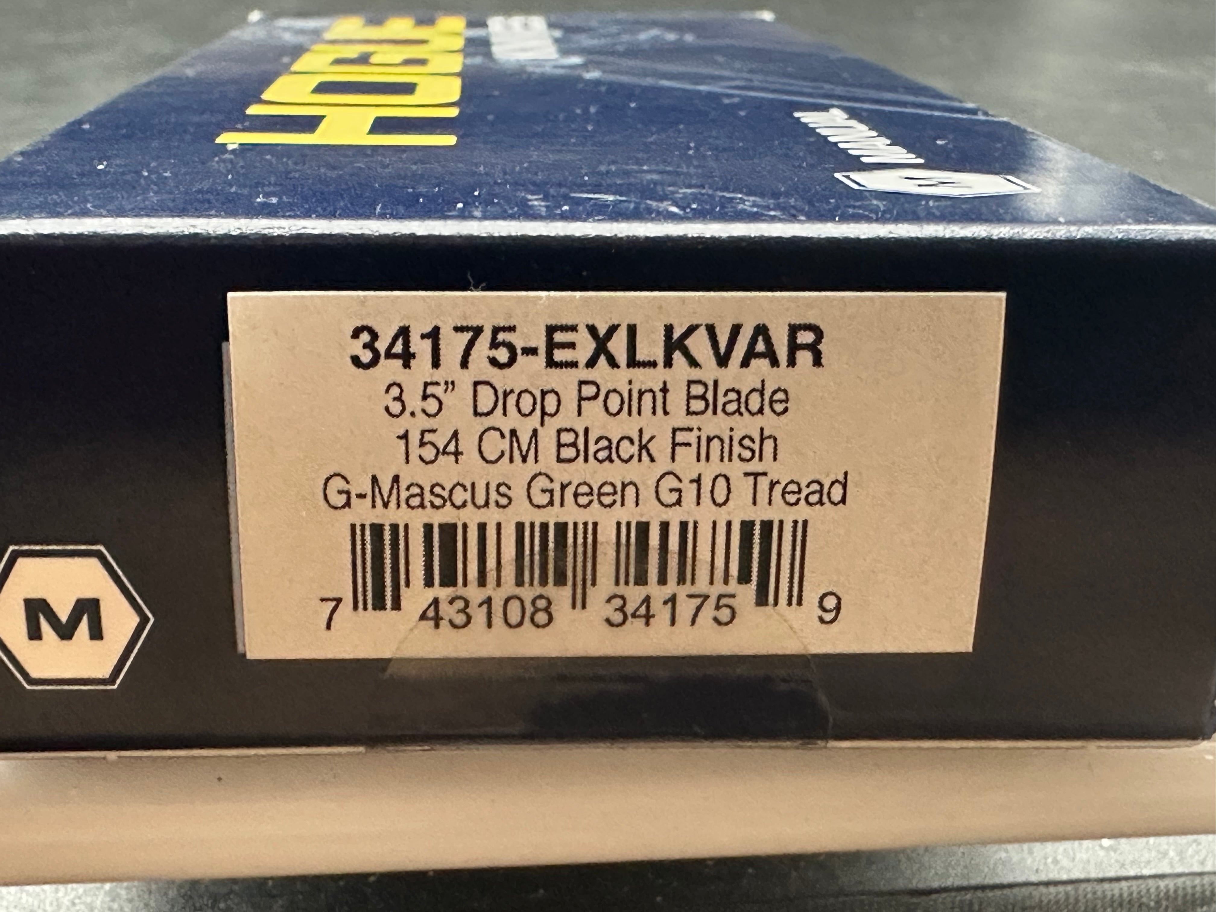 Hogue Knives EX01 Knife G10 Handle Drop Point Blade (3.5")