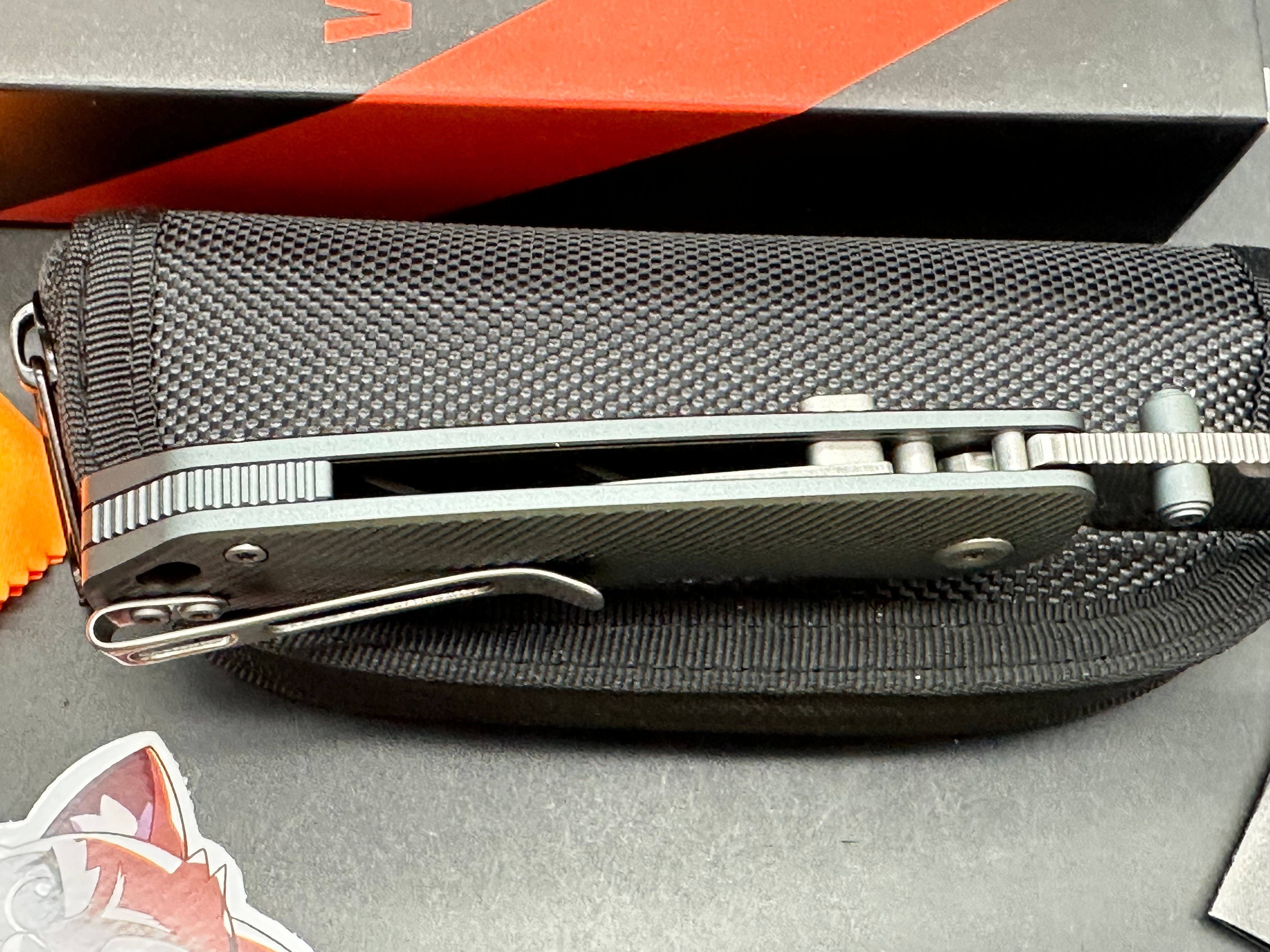 Vosteed Marten Top Liner Lock (NEW) 2.98 154CM Satin Blade with Gray Aluminum Scales