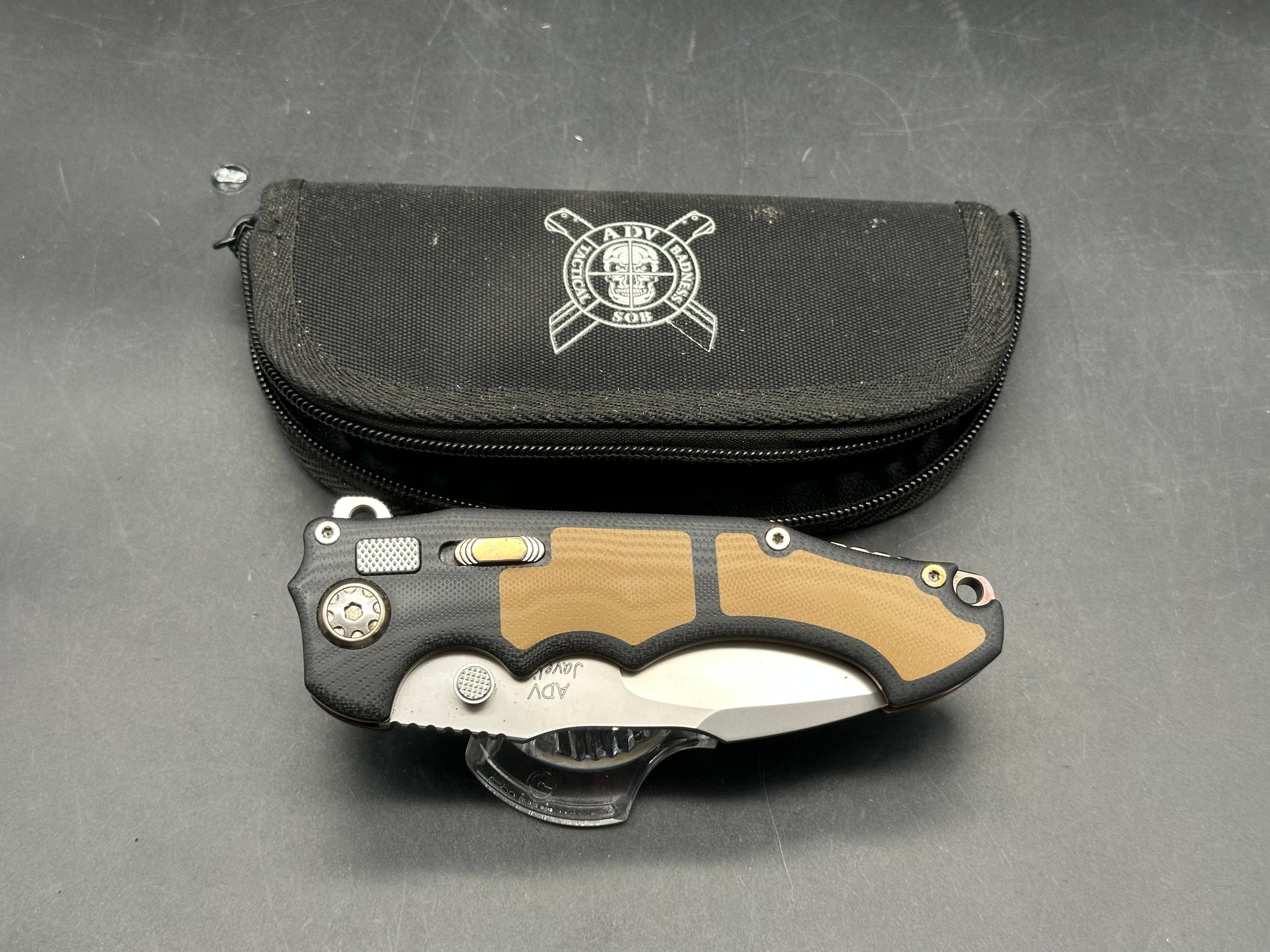 Andre De Villiers ADV custom Javelin - black & brown inlays - one of one