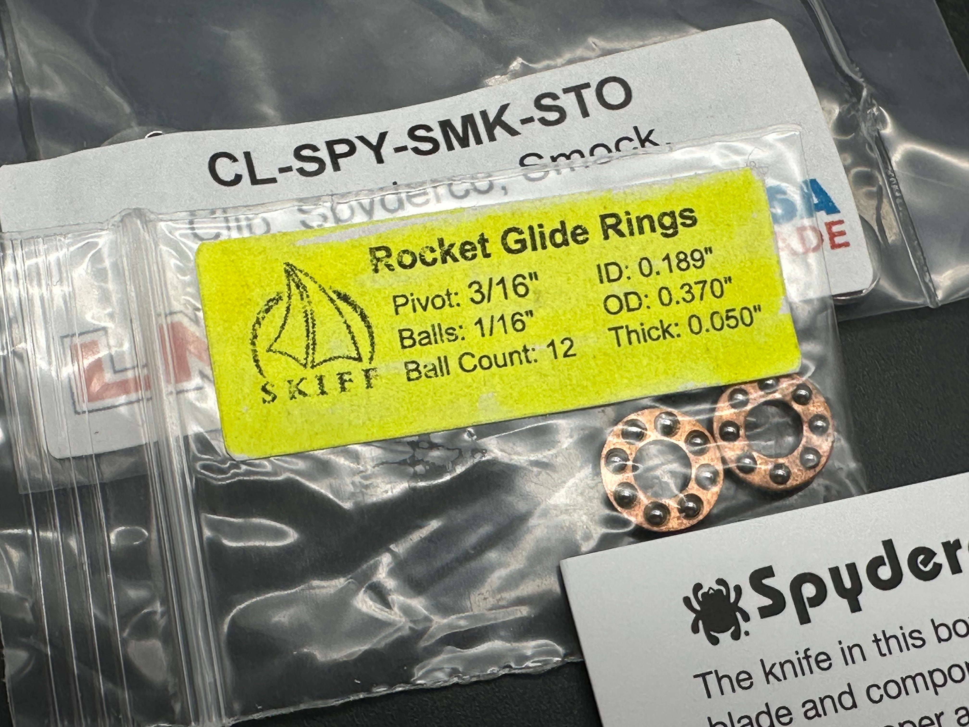 Spyderco Smock Special Edition 3.45 inch CPM CruWear Satin Blade with Blasted Anodized Aluminum Scales