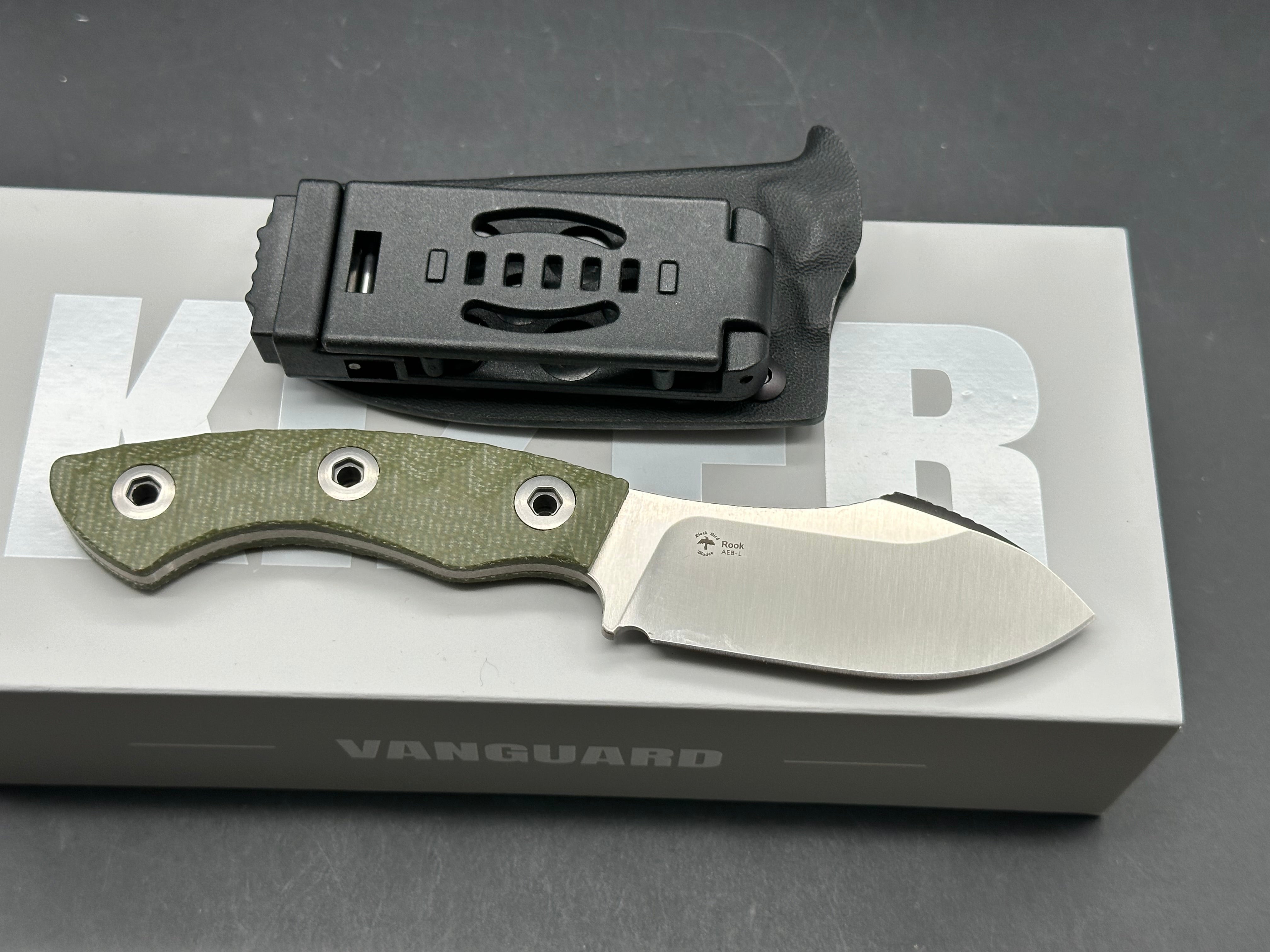 Kizer ROOK | AEB-L | MICARTA | FIXED BLADE