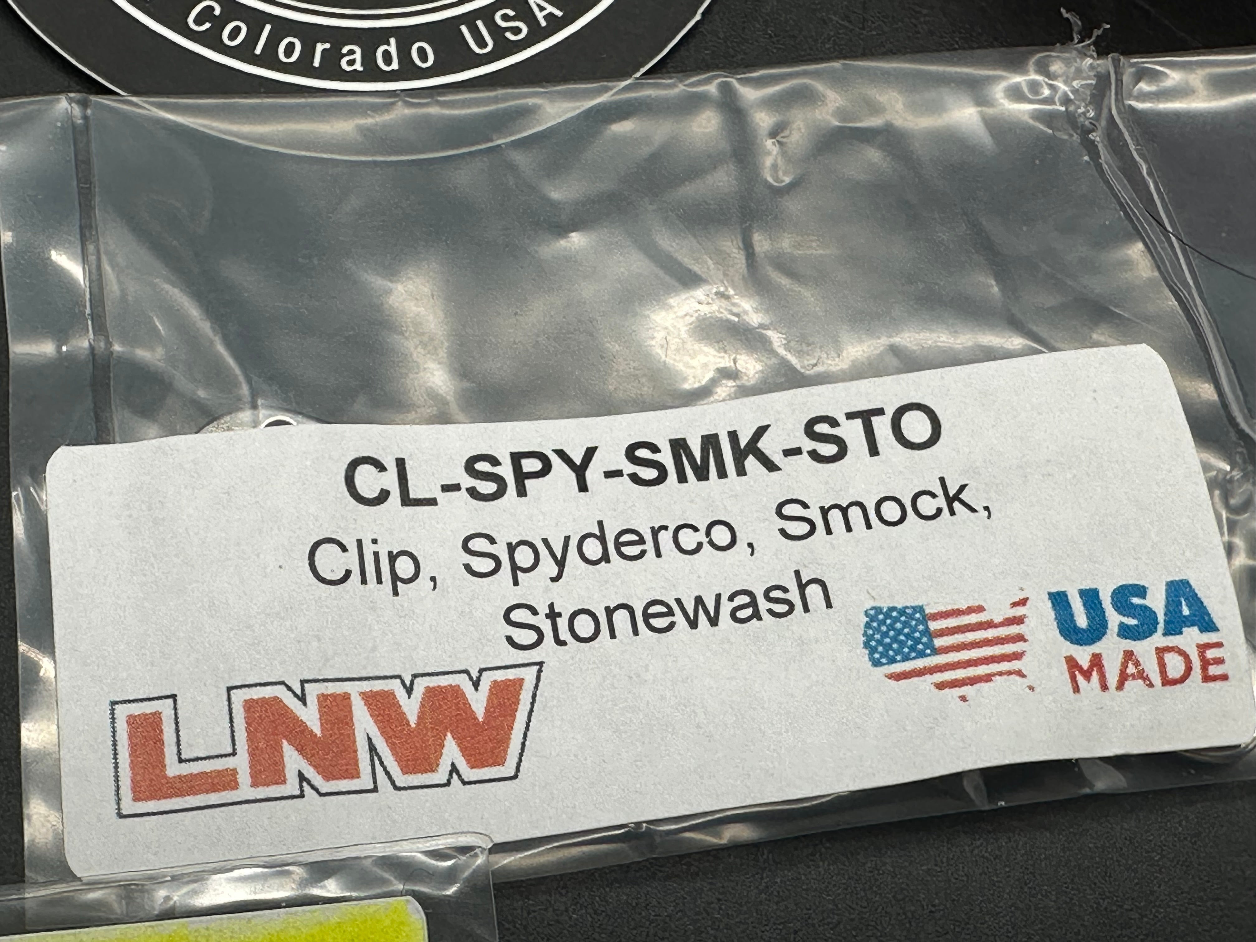 Spyderco Smock Special Edition 3.45 inch CPM CruWear Satin Blade with Blasted Anodized Aluminum Scales