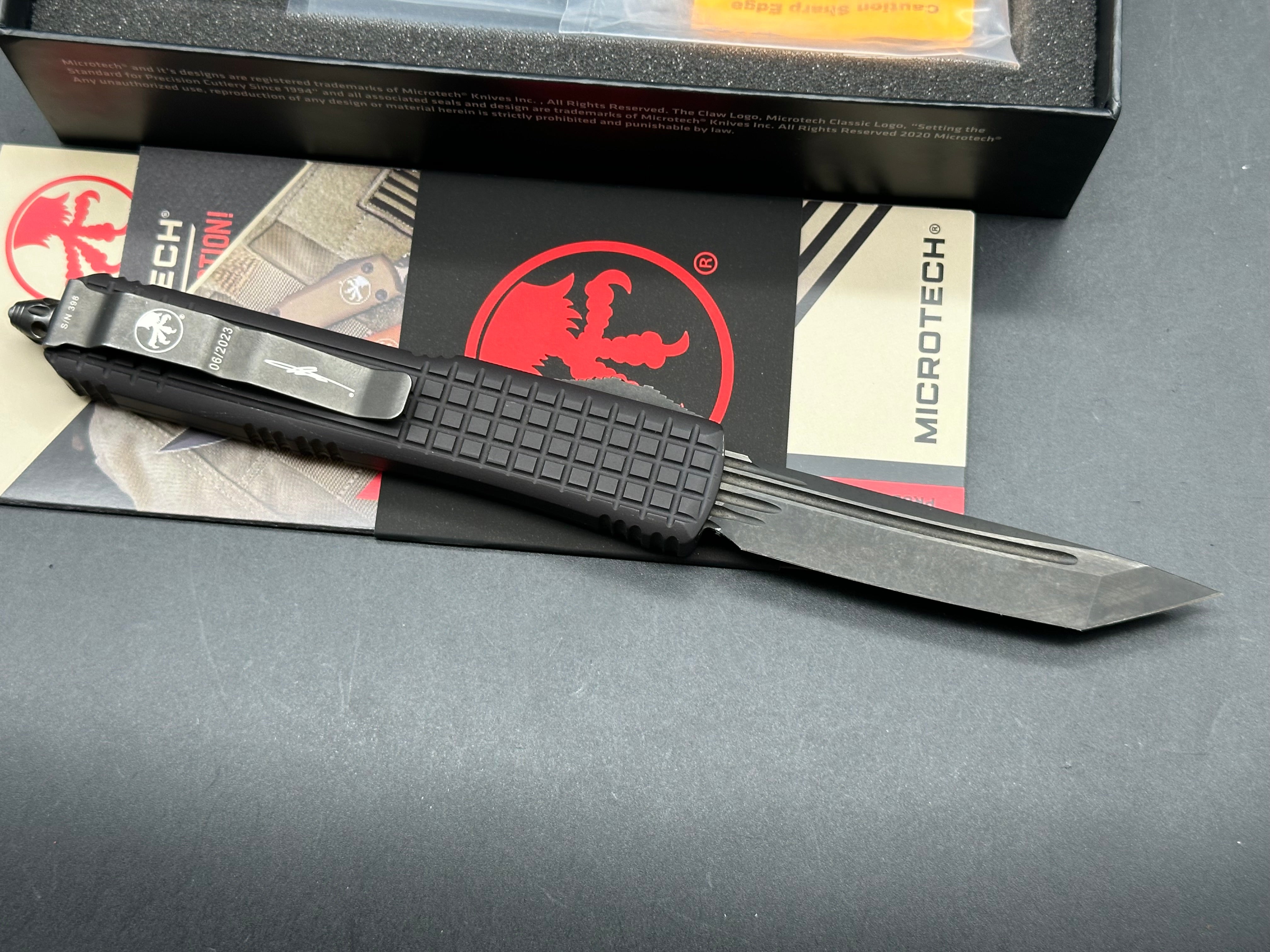 Microtech Ultratech, nickel boron internals, frag pattern