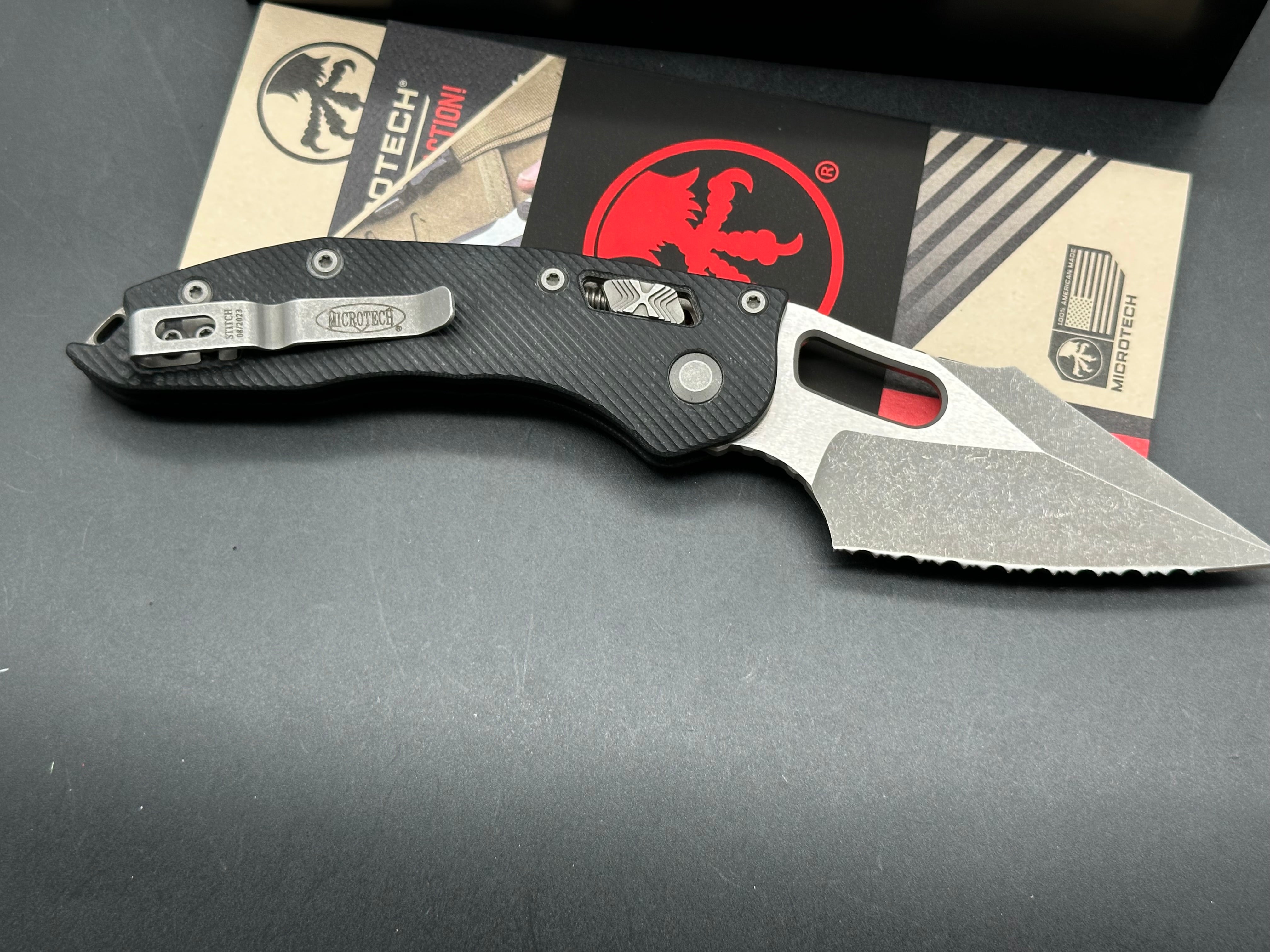 Mictotech Ram Lock stitch serrated