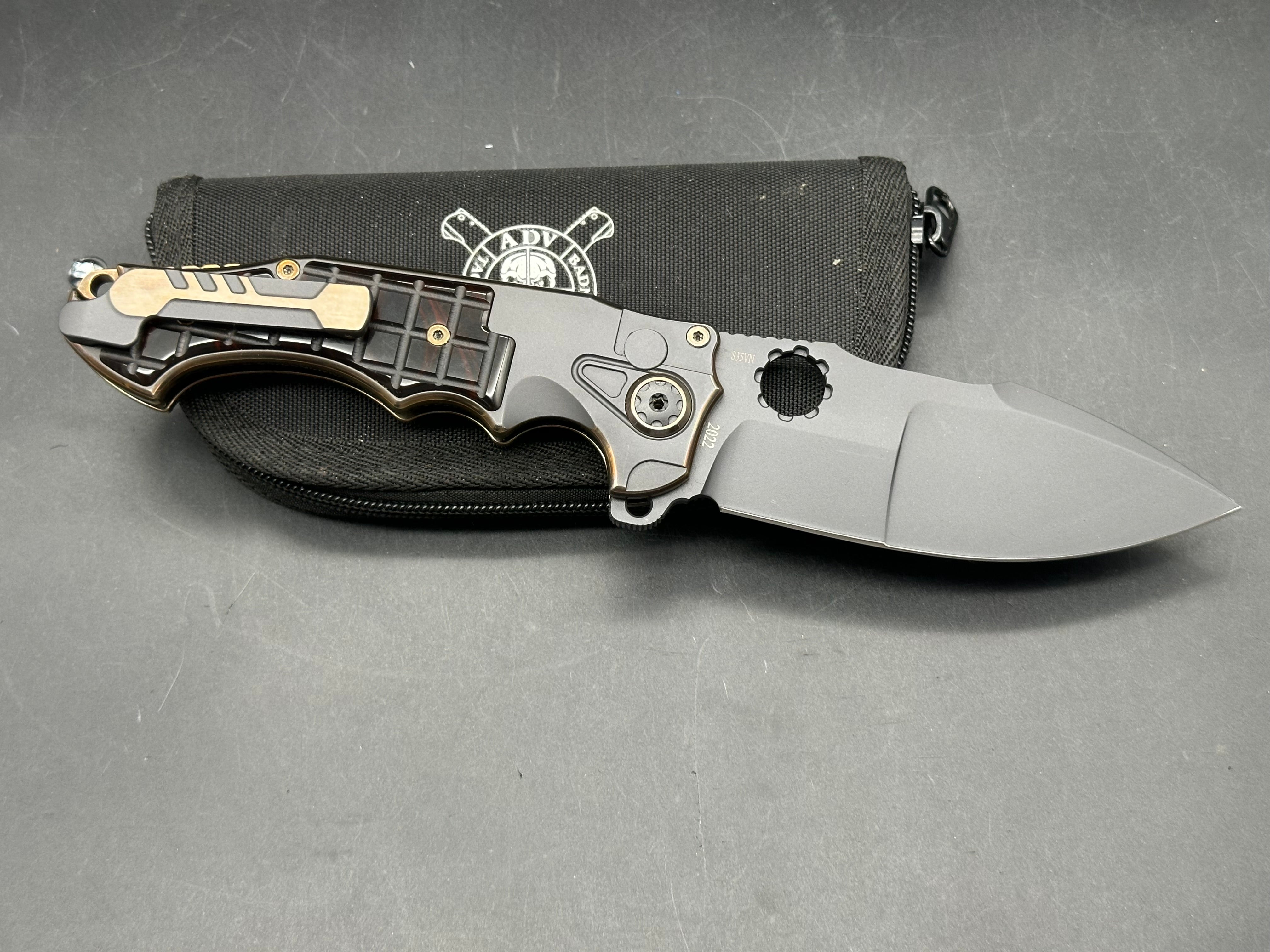 Andre de Villiers ADV custom Alpha - Red Kirinite inlay - one of one