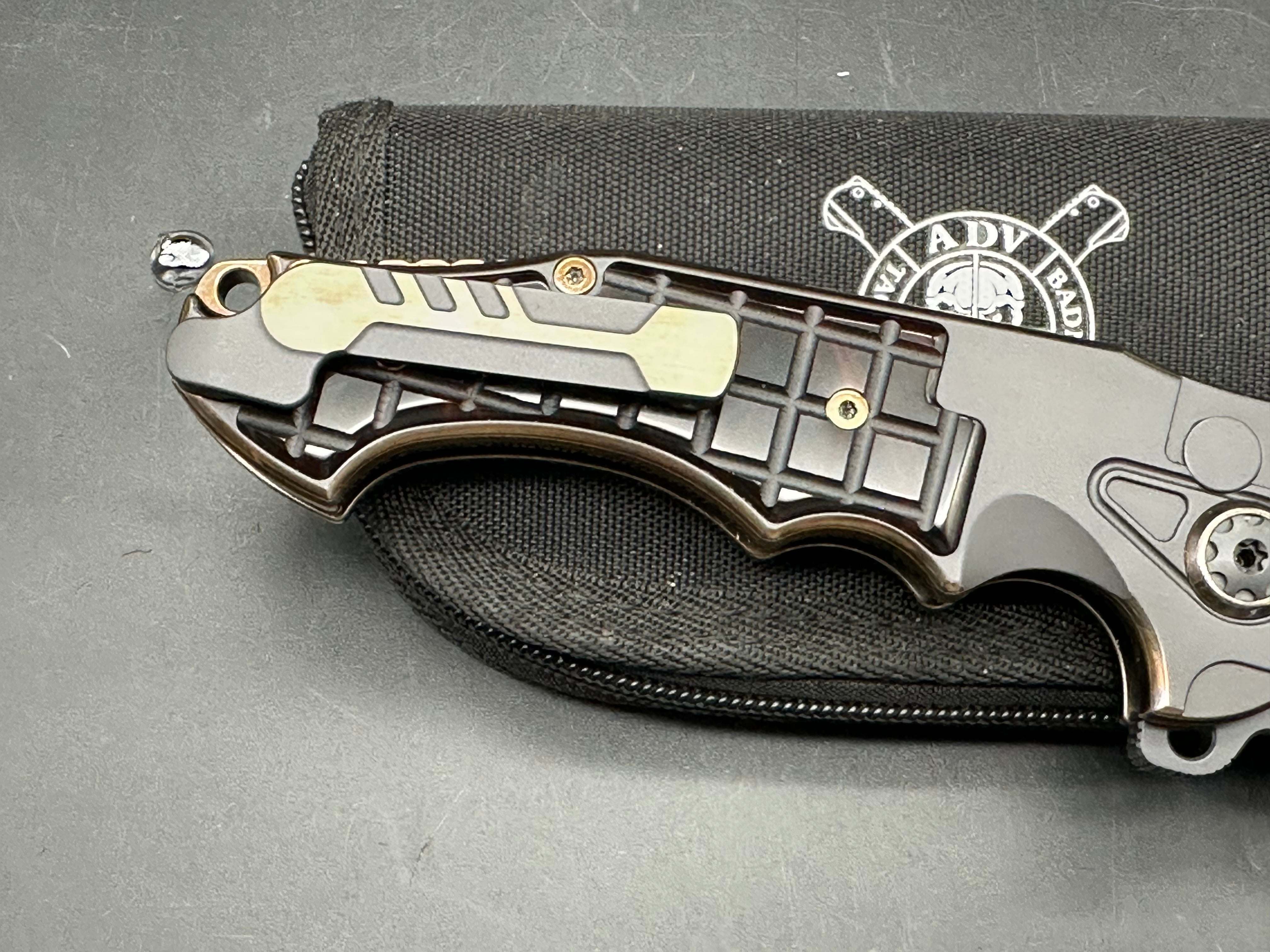 Andre de Villiers ADV custom Alpha - Red Kirinite inlay - one of one