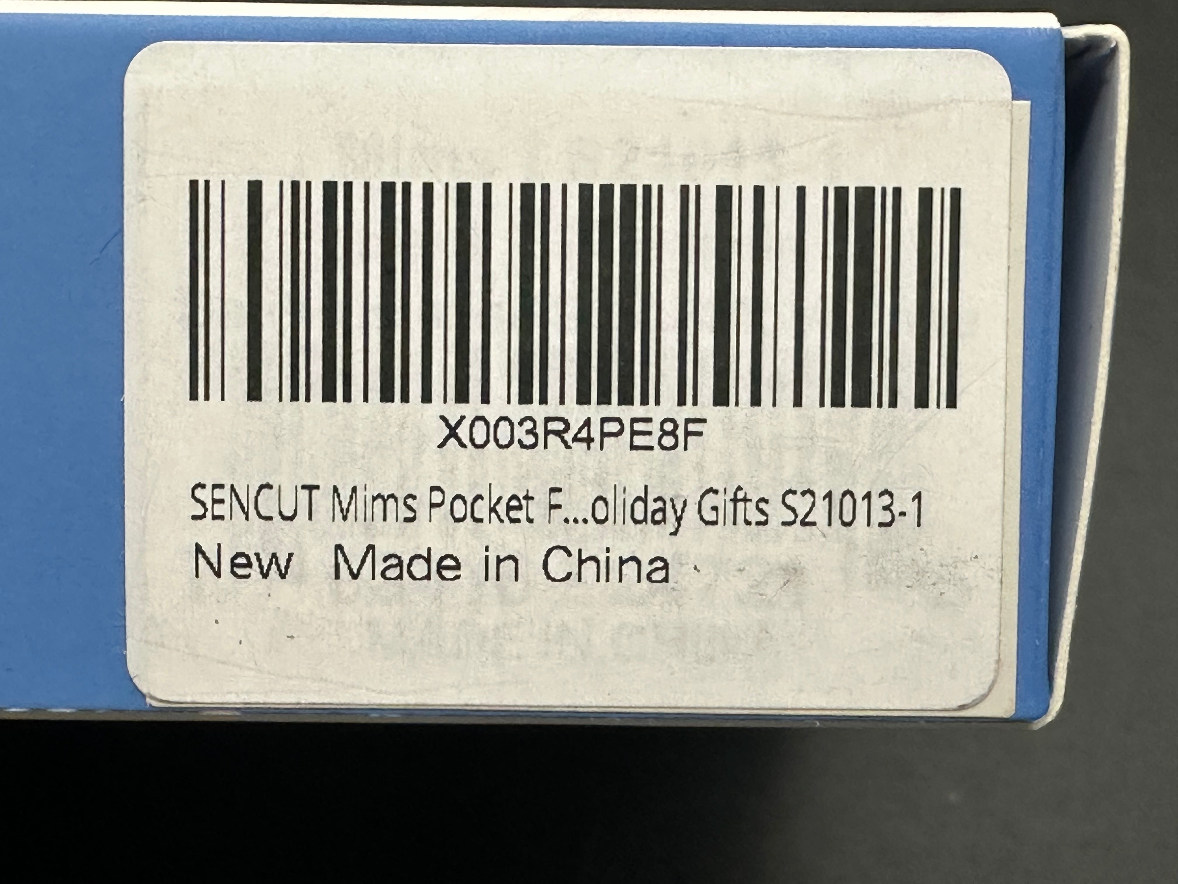 Sencut Mims 9Cr18MoV Black Blade w/ Black G10 Handle