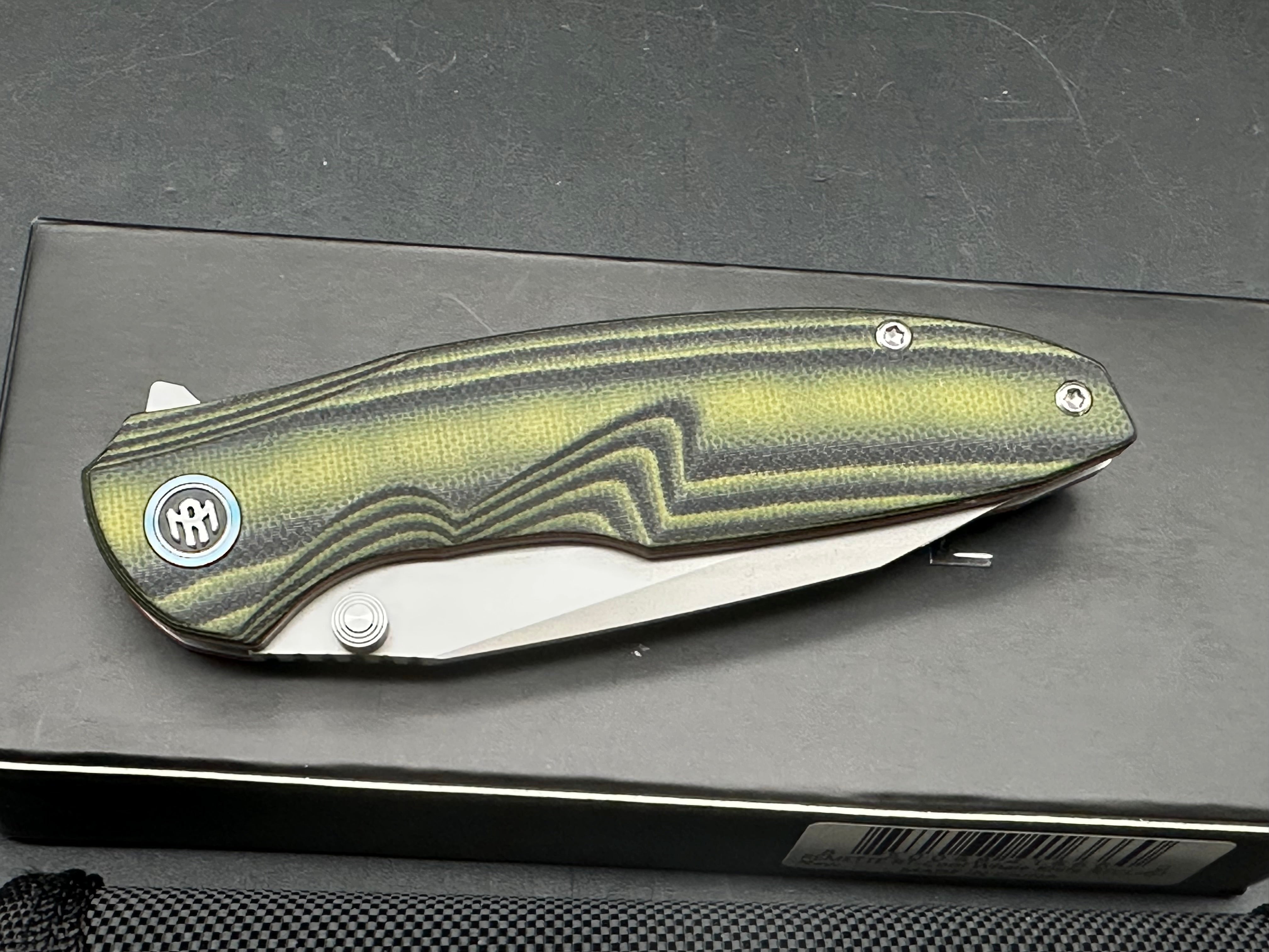 REMETTE RT-Cool Whale Knife 14C28N Blade G10 Handle