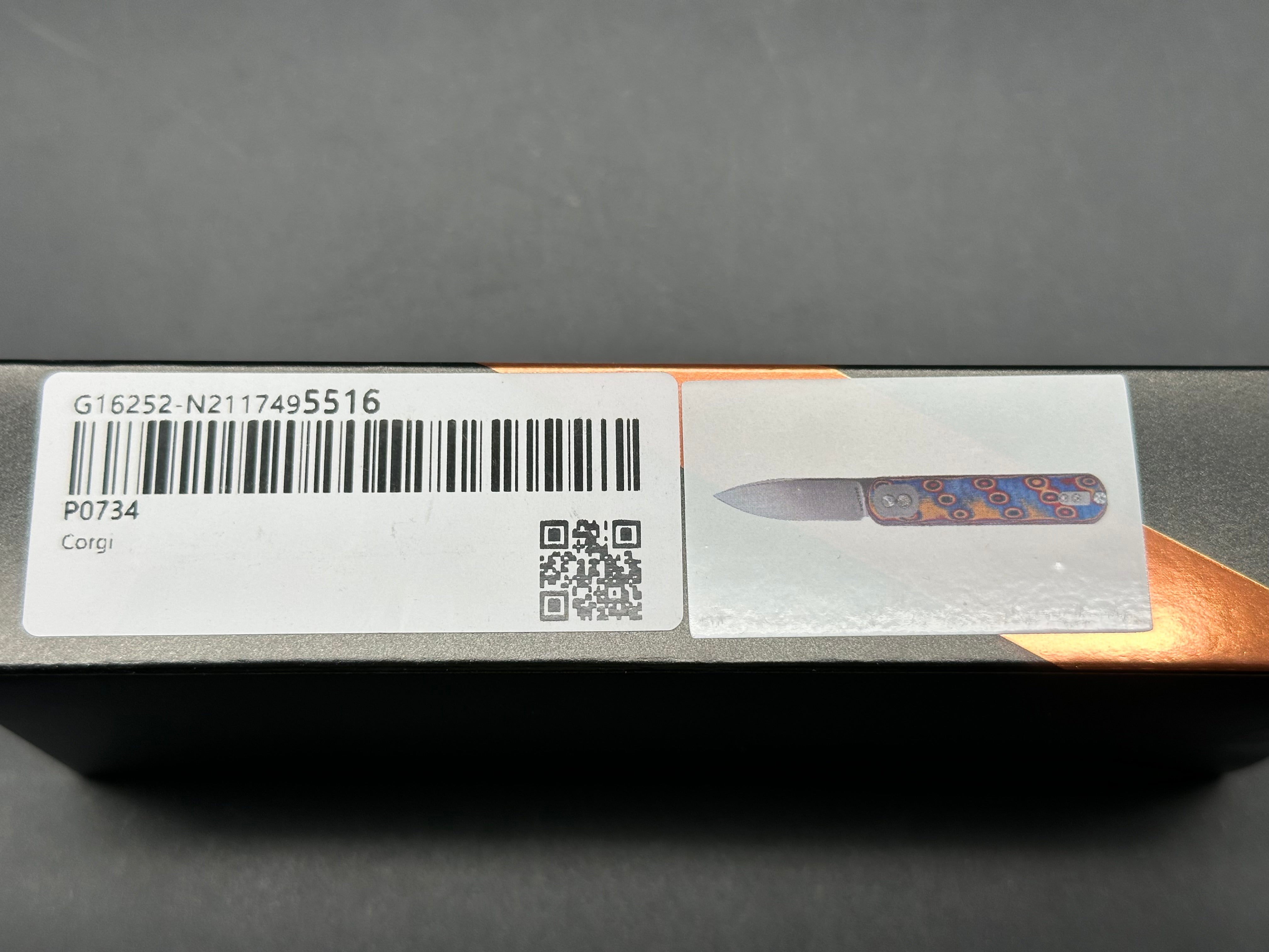 Vosteed Corgi - Trek Lock Knife (2.98" 14C28N Blade & Micarta Handle)