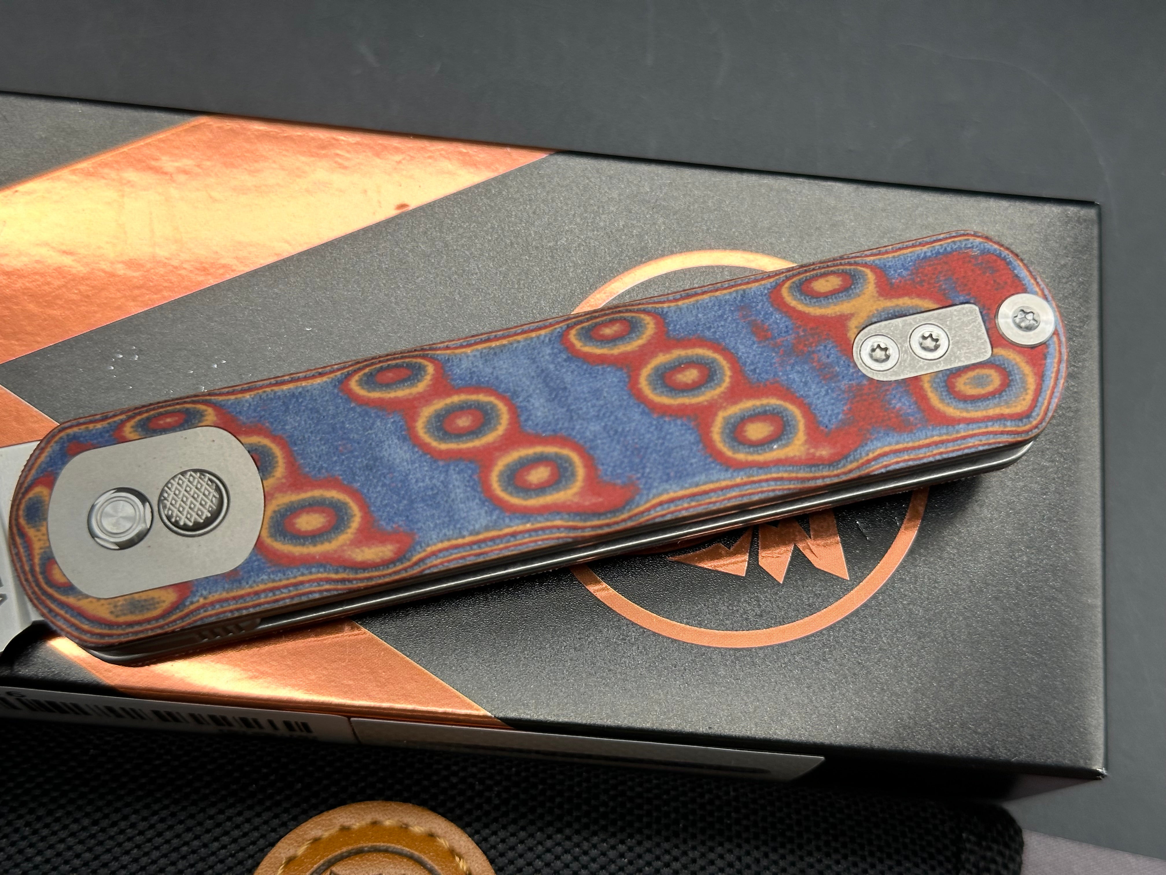 Vosteed Corgi - Trek Lock Knife (2.98" 14C28N Blade & Micarta Handle)