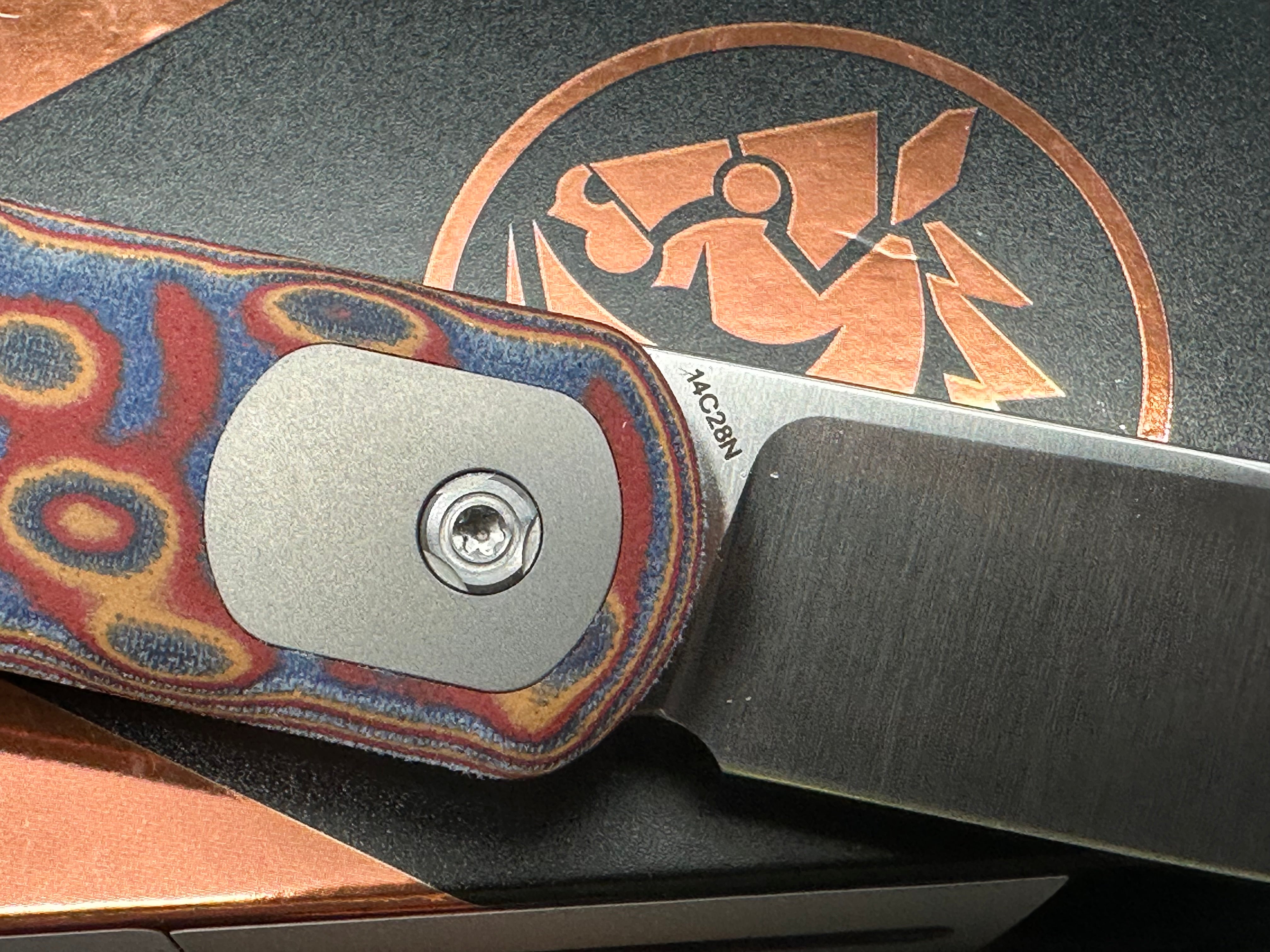 Vosteed Corgi - Trek Lock Knife (2.98" 14C28N Blade & Micarta Handle)