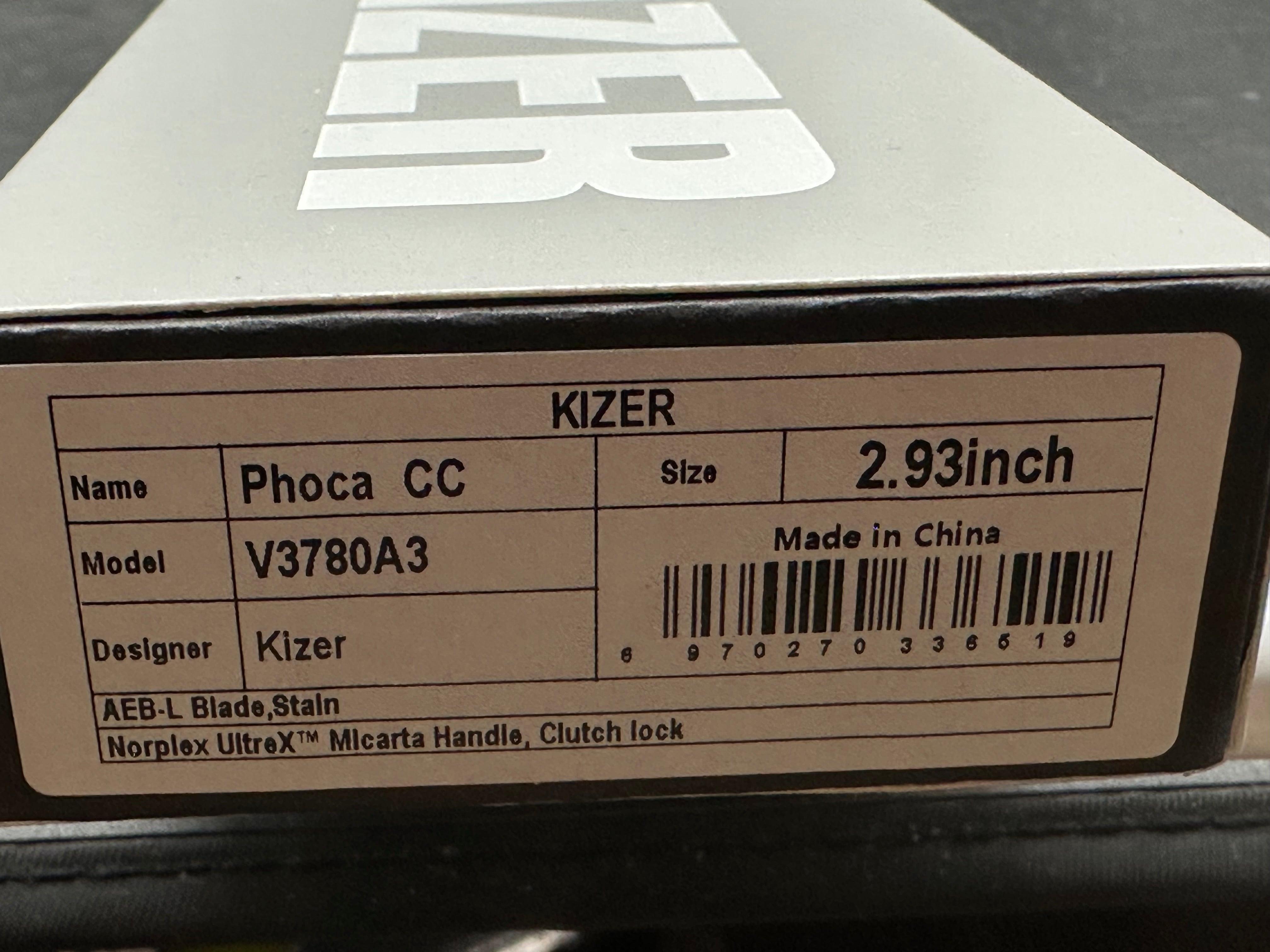 Kizer PHOCA CC | AEB-L | NORPLEX ULTREX MICARTA