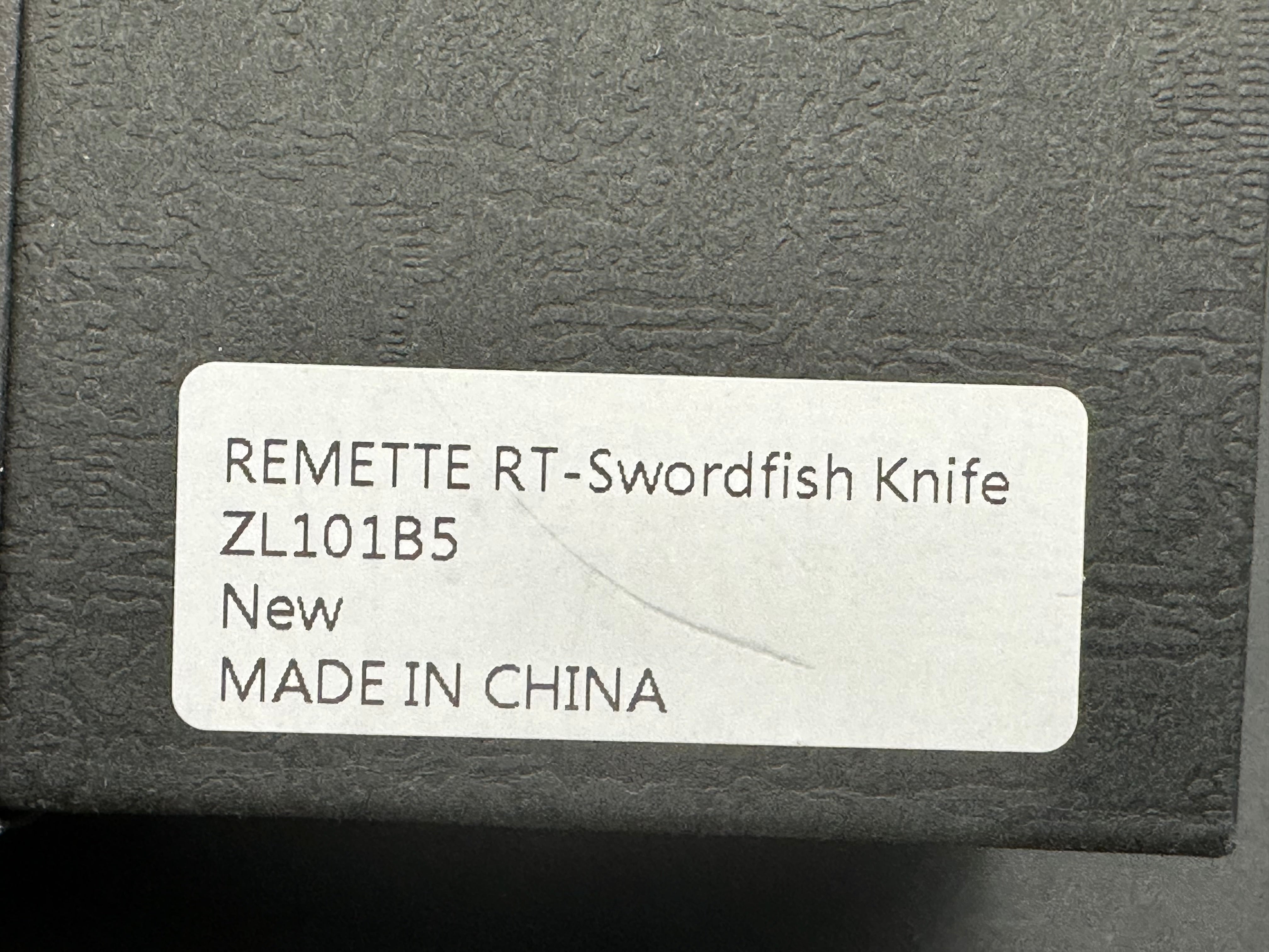 REMETTE RT-Swordfish Gravity Knife
