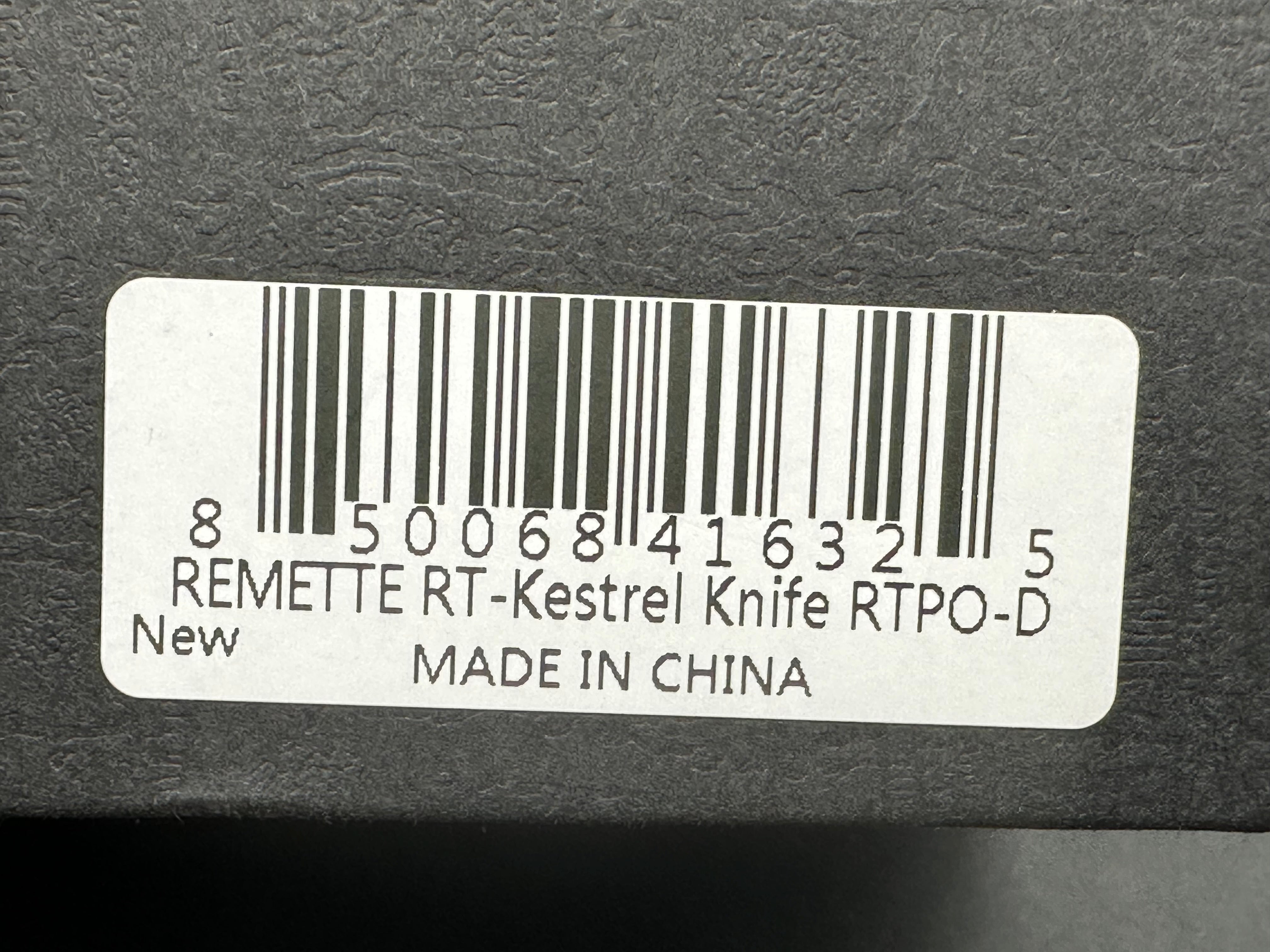 REMETTE RT-Kestrel Knife Titanium Handle S35VN Blade