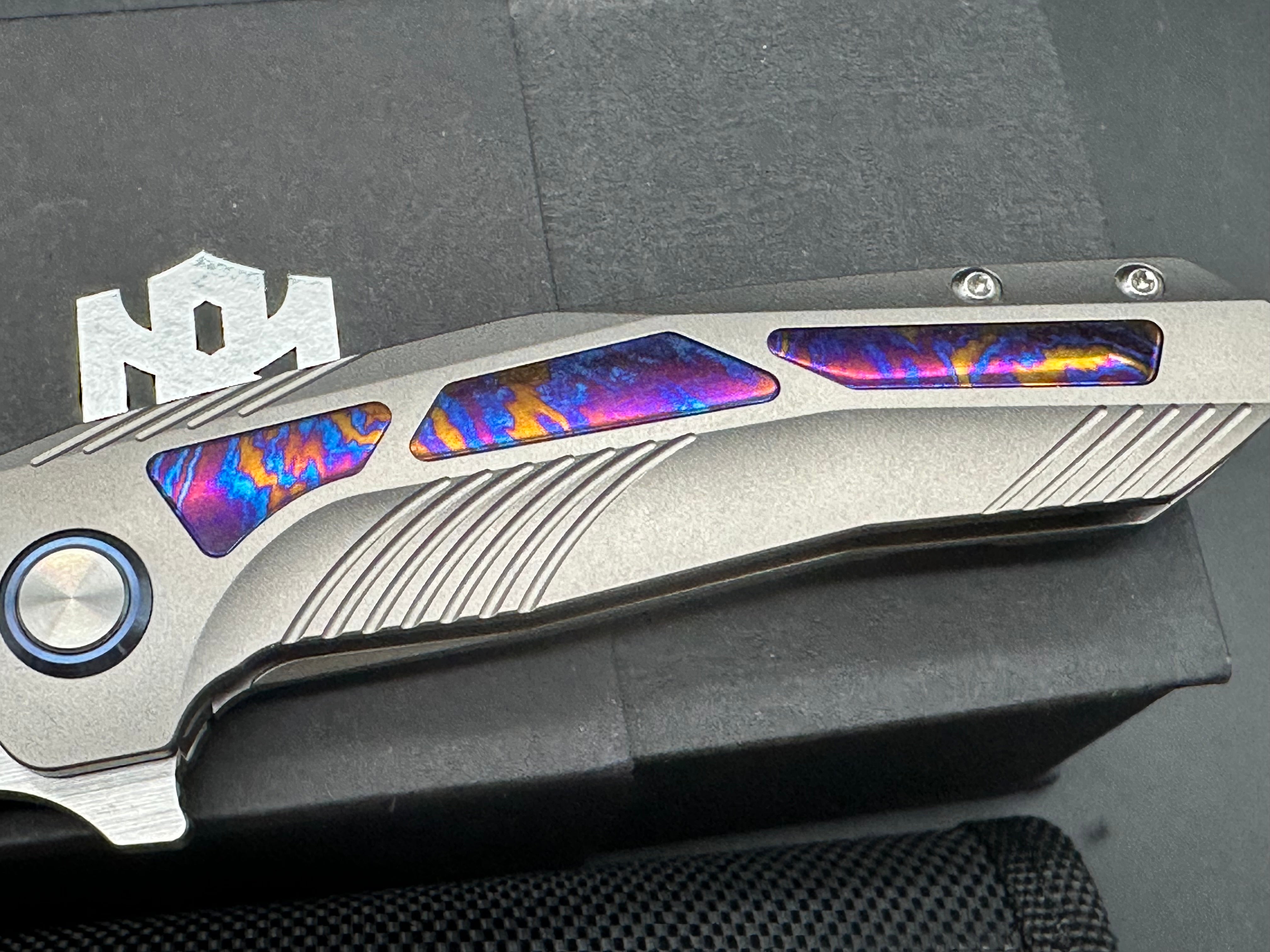 REMETTE RT-Kestrel Knife Titanium Handle S35VN Blade