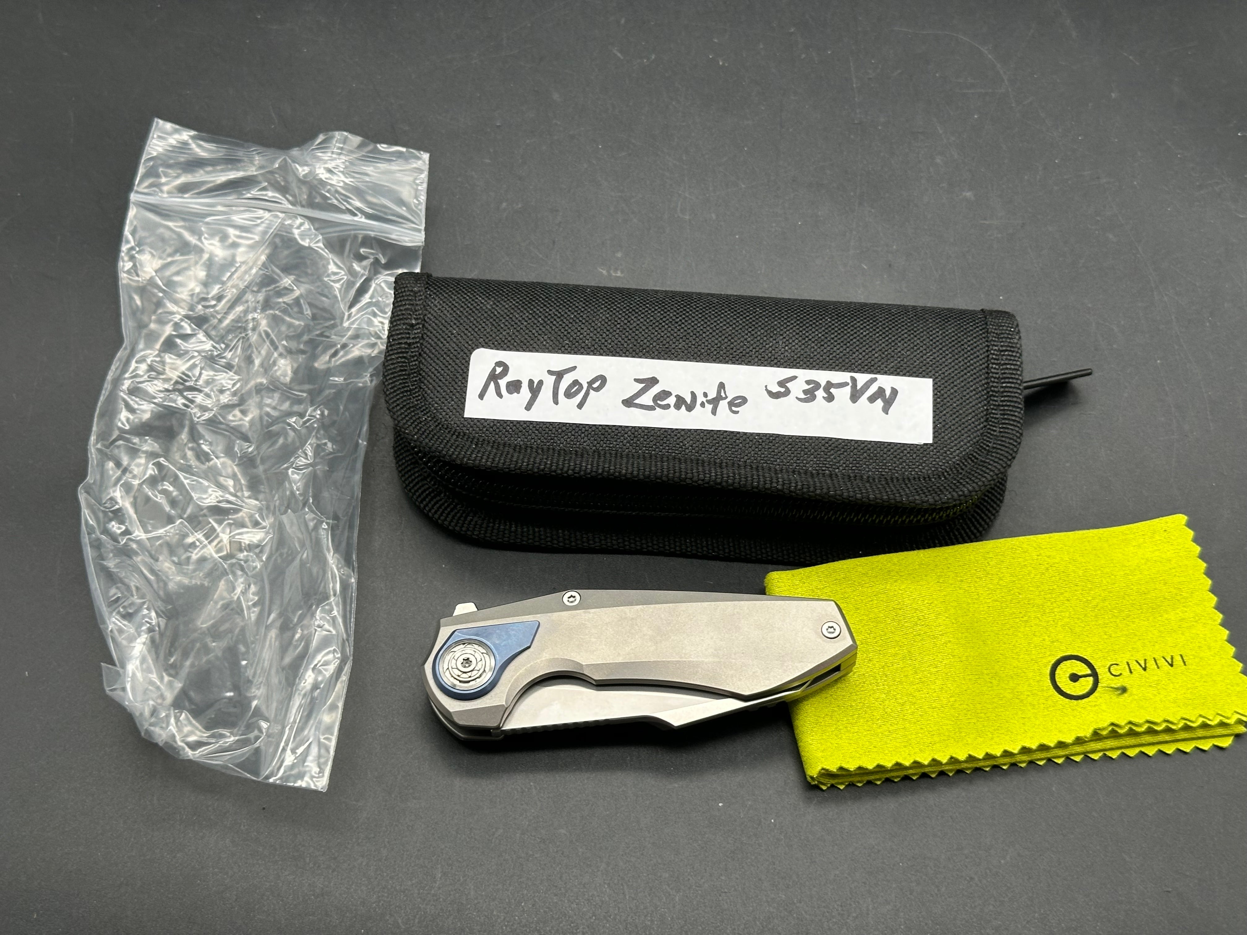 Raytop Znife titanium handle w/S35VN blade