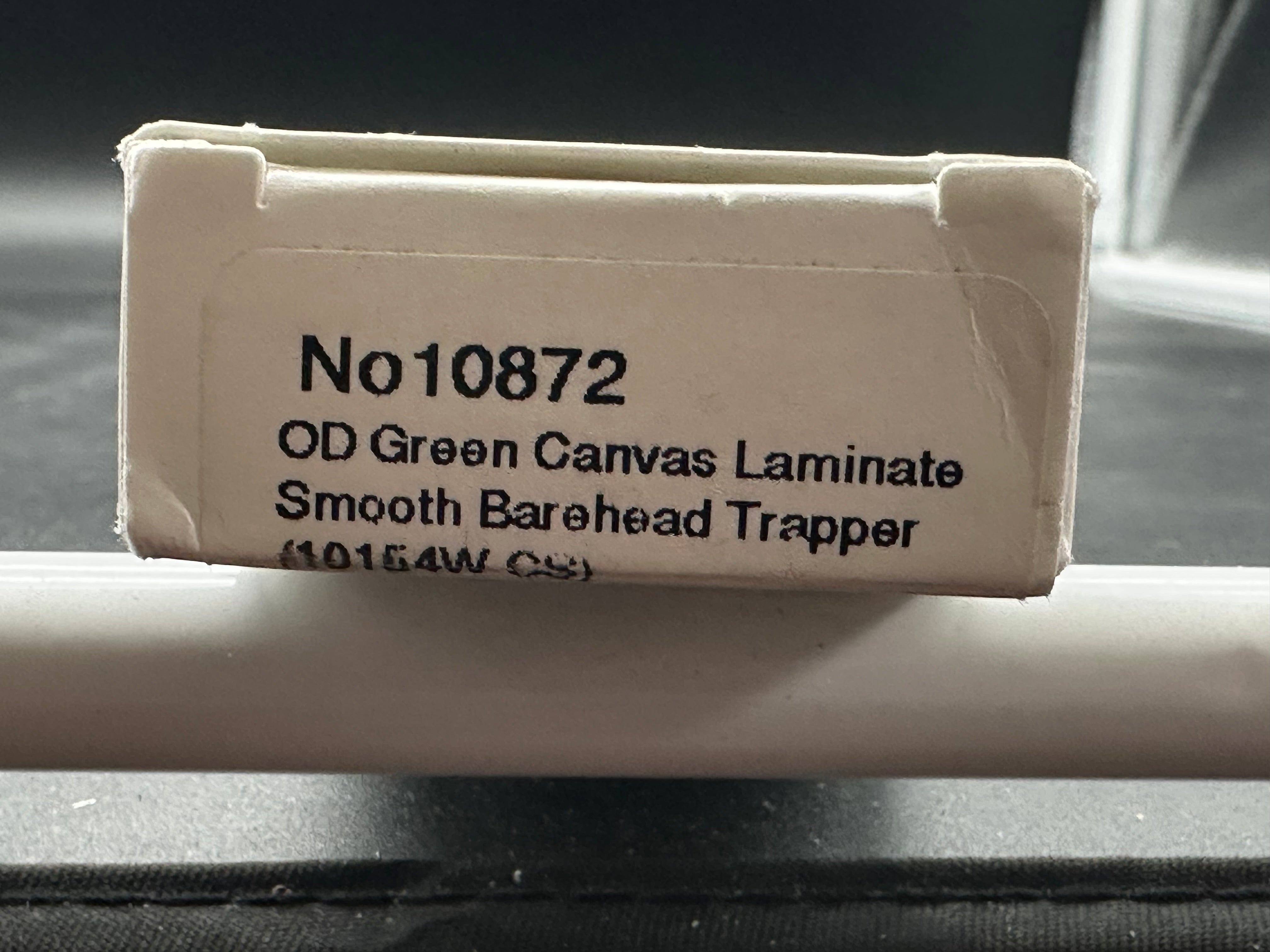 Case Smooth Bearhead Trapper OD green canvas laminate DLT Special 