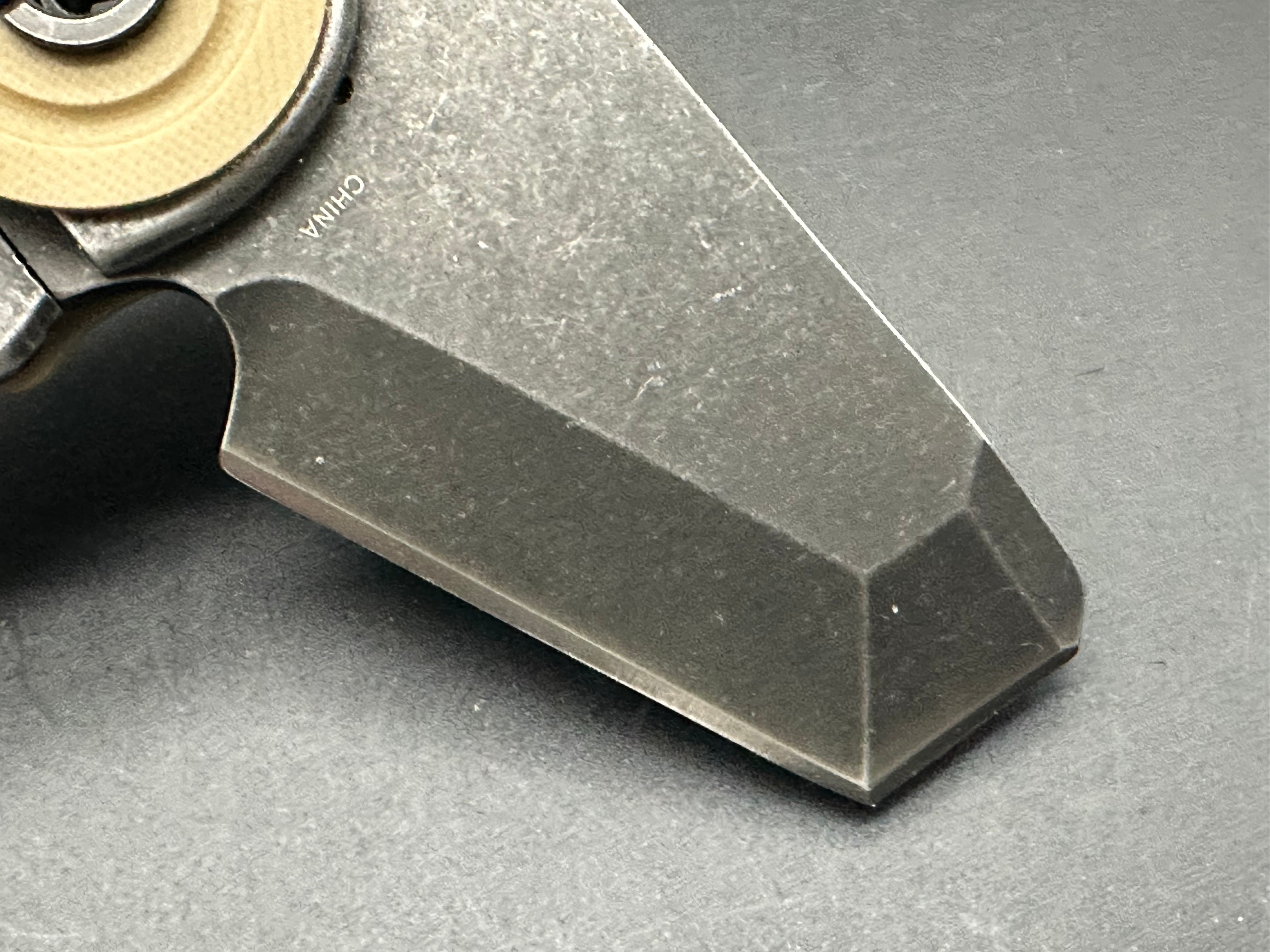 Combat Ready Knives E.D.A. Every Day Axe Tan G-10 (2.5" Black) CBR-200C