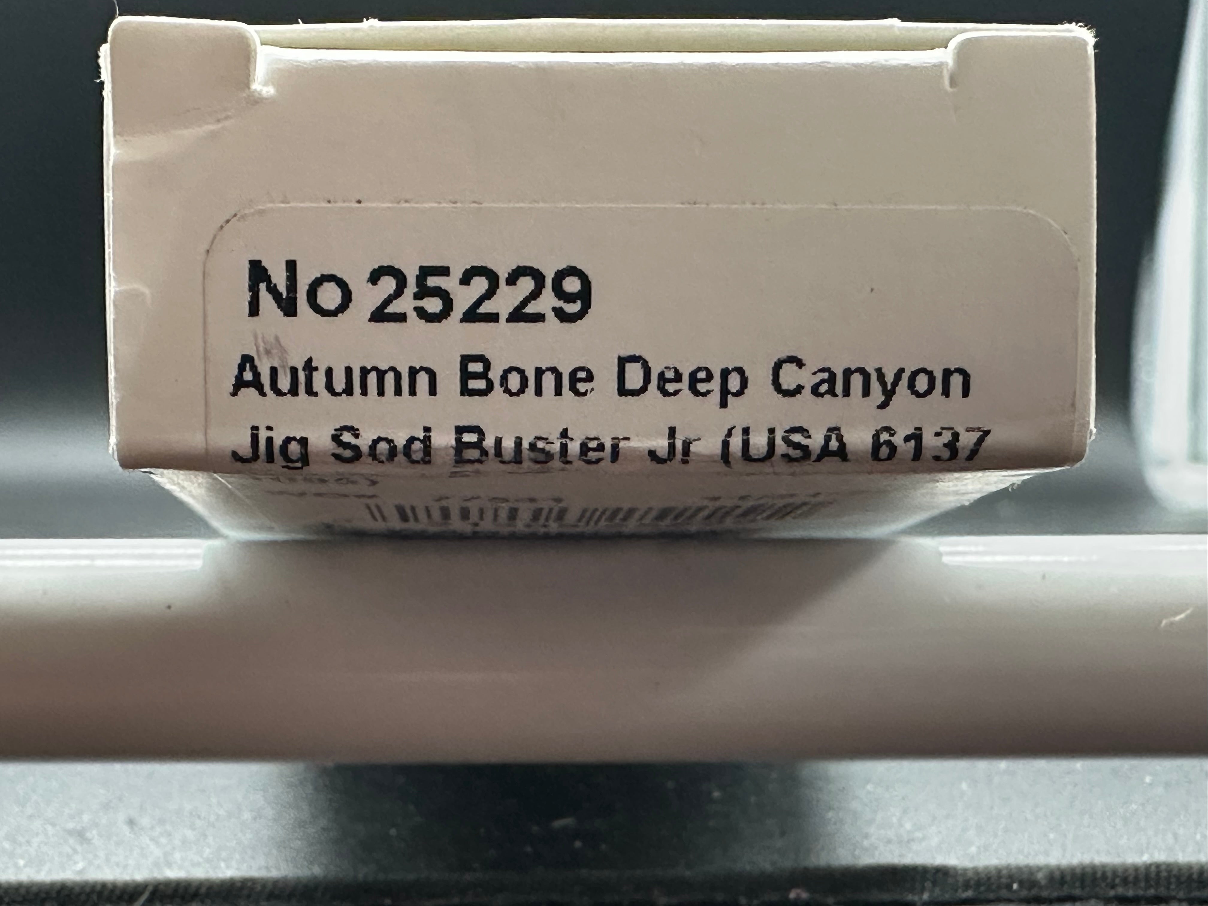 Case Sodbuster Jr autumn bone deep canyon carbon steel