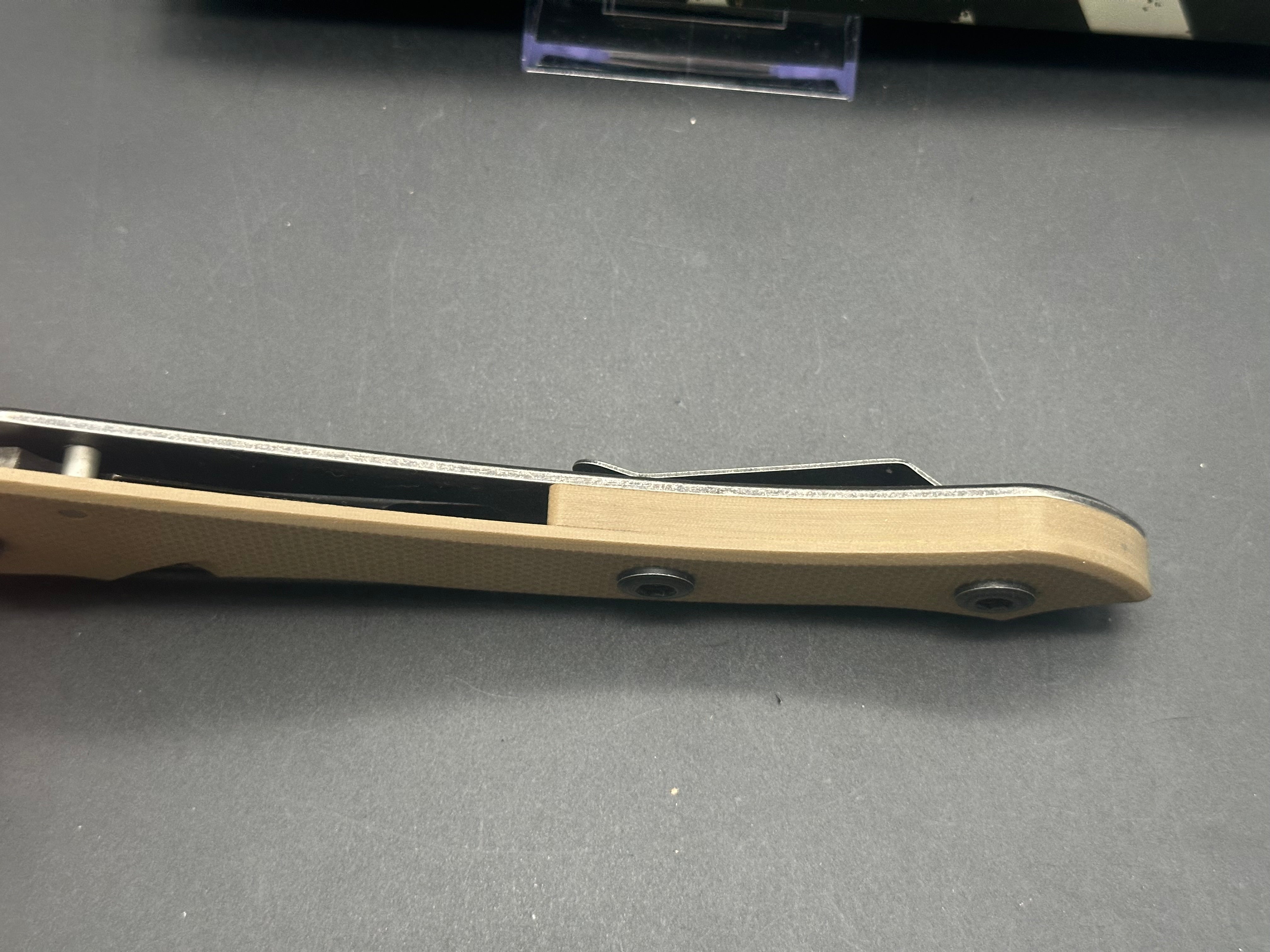 Combat Ready Knives E.D.A. Every Day Axe Tan G-10 (2.5" Black) CBR-200C