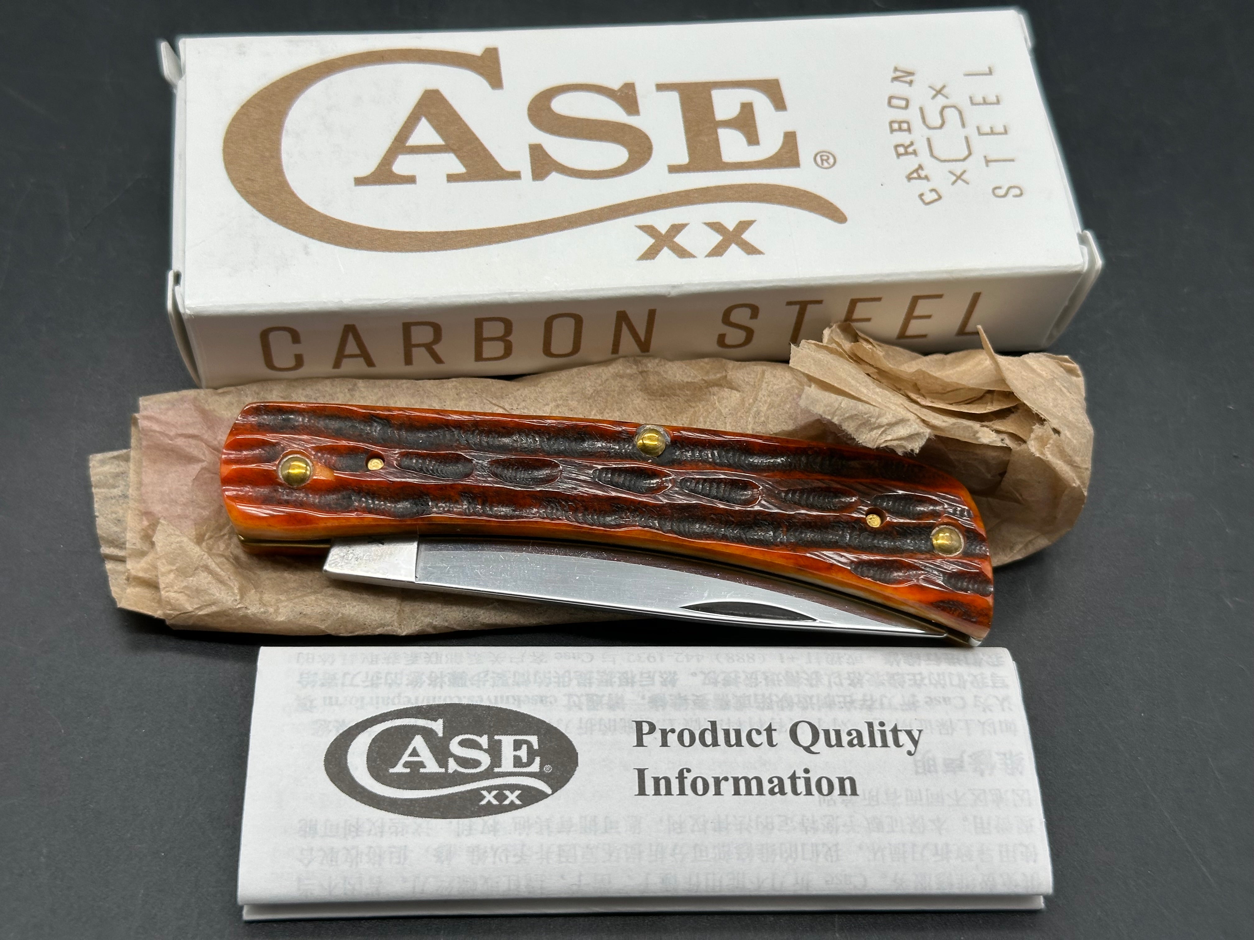 Case Sodbuster Jr autumn bone deep canyon carbon steel