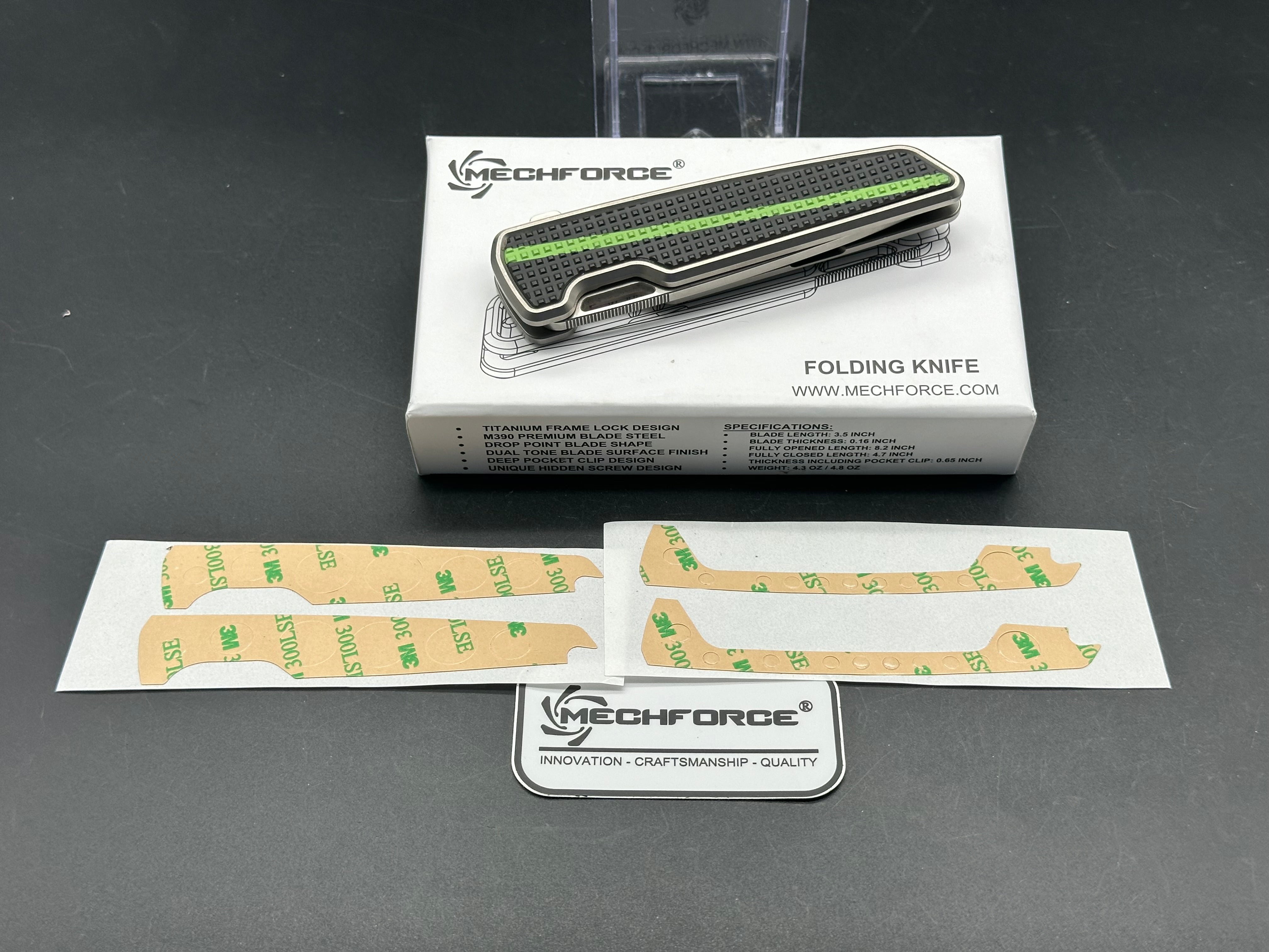 Mechforce M1 - Titanium frame lock, M390 3.5 blade