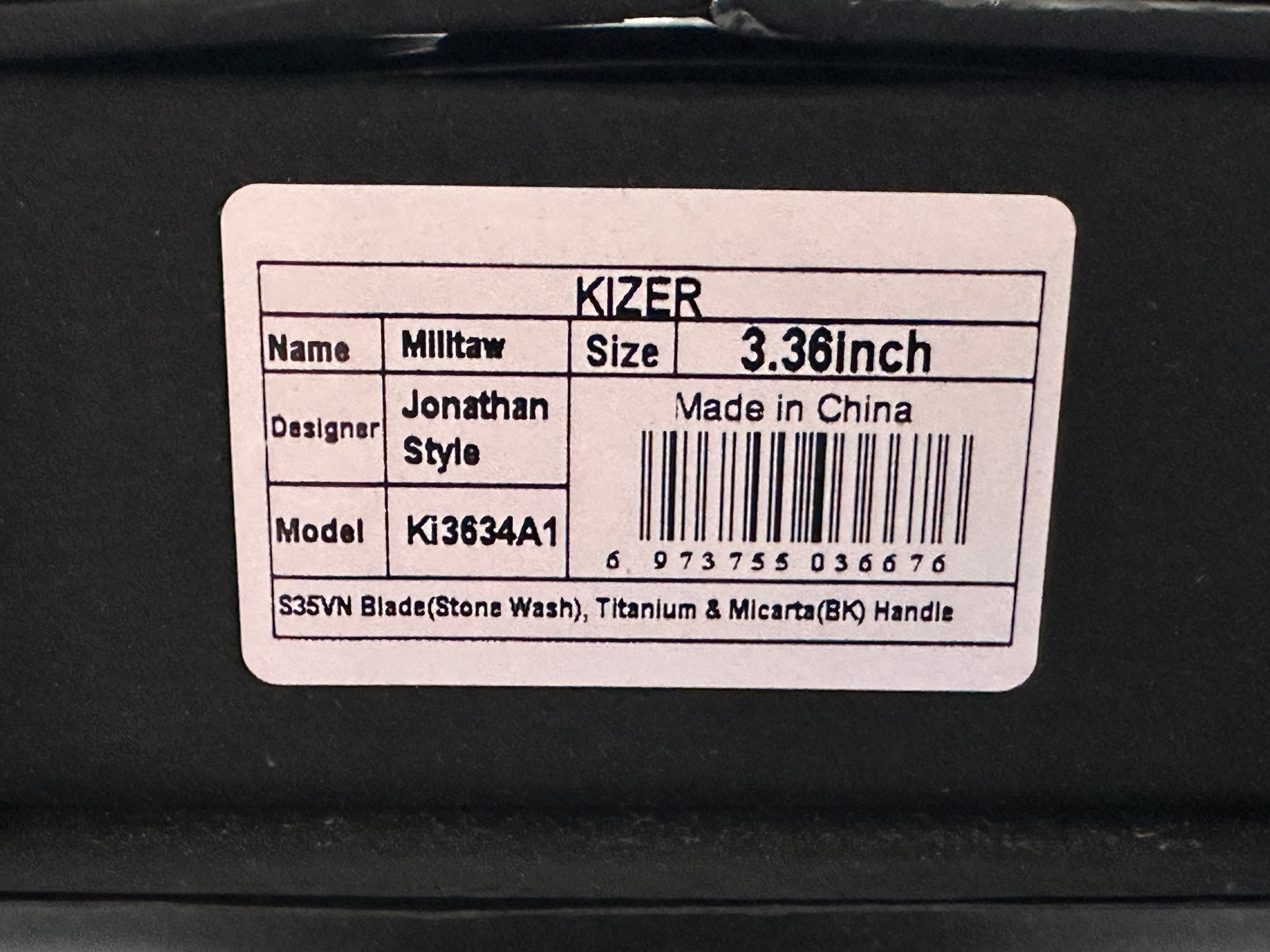 Kizer Militaw carried and used snails on scales