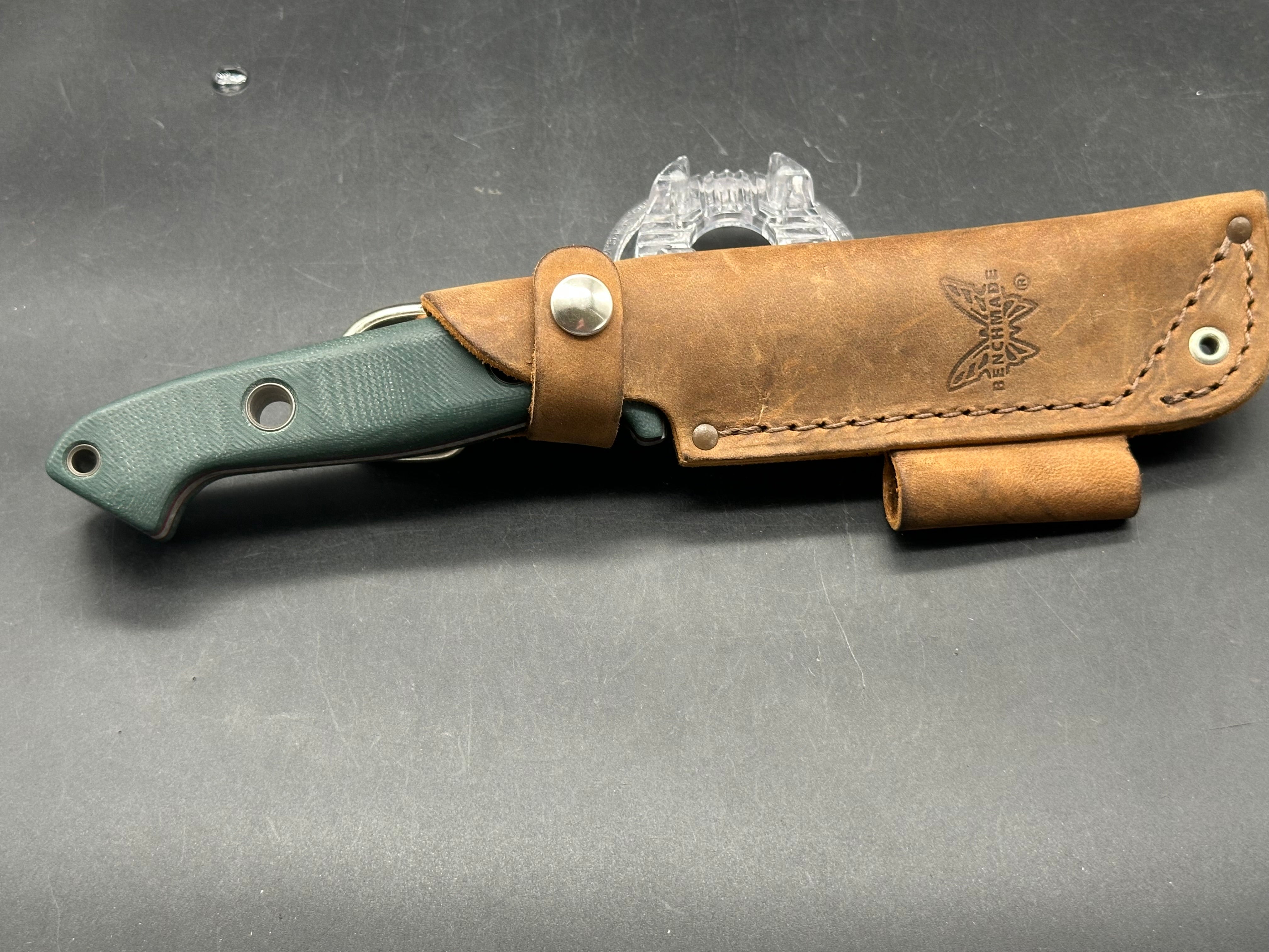 Benchmade 162 bushcrafter Seibert fixed blade knife