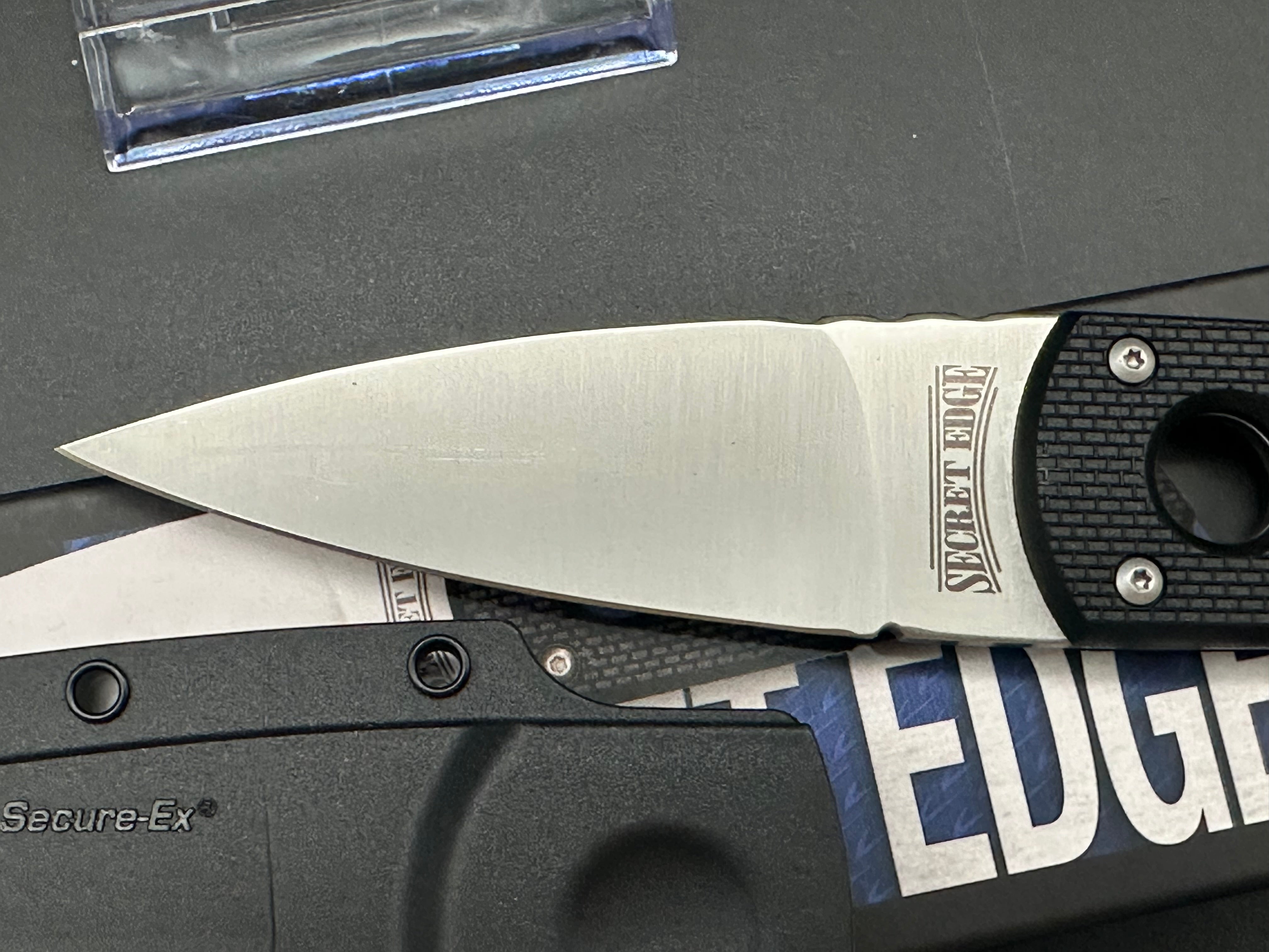 Cold Steel Secret Edge Fixed Blade Knife (3.5" Satin) 11SDT