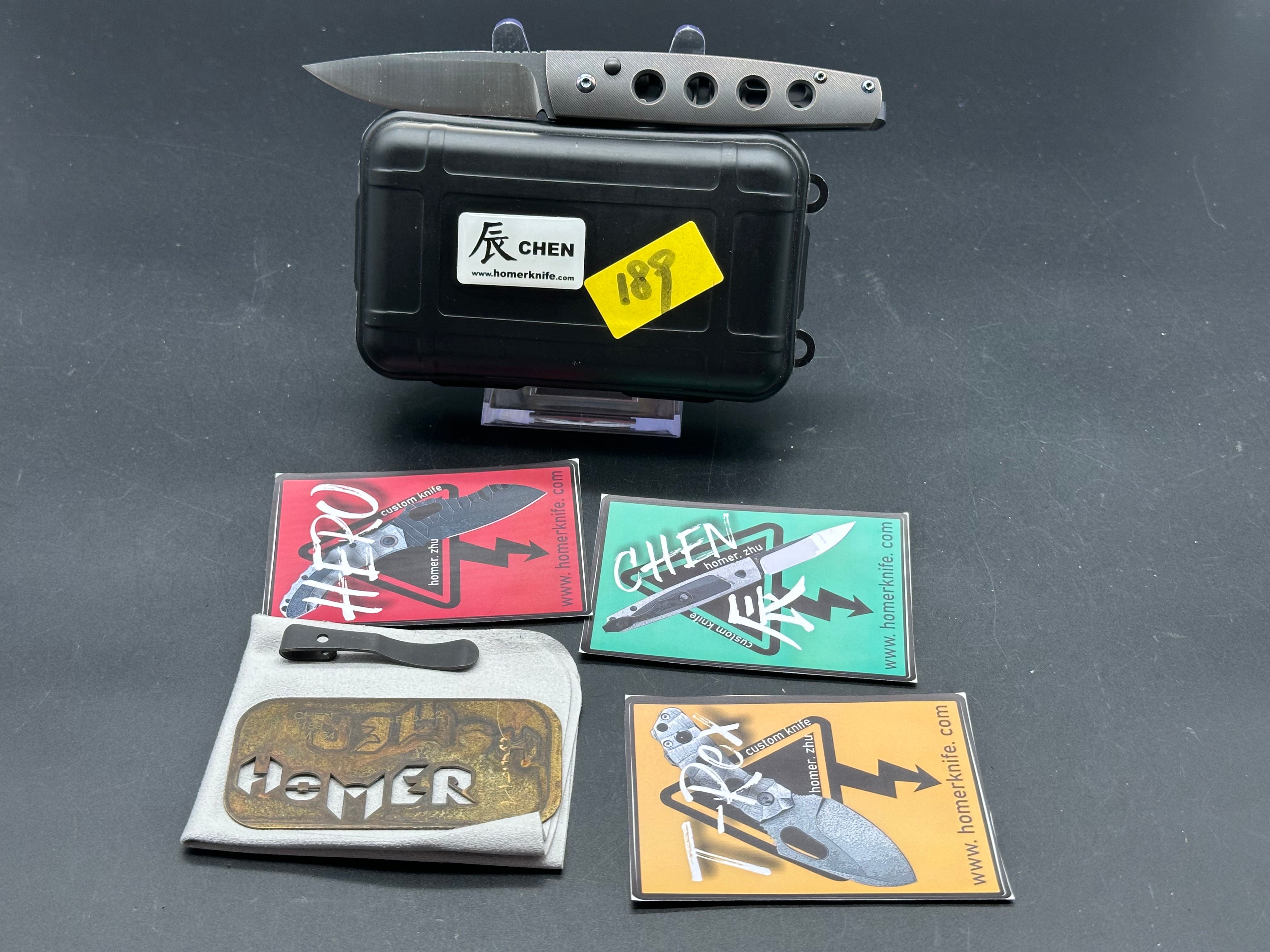Homer Zhu Chen Auto Knife #189