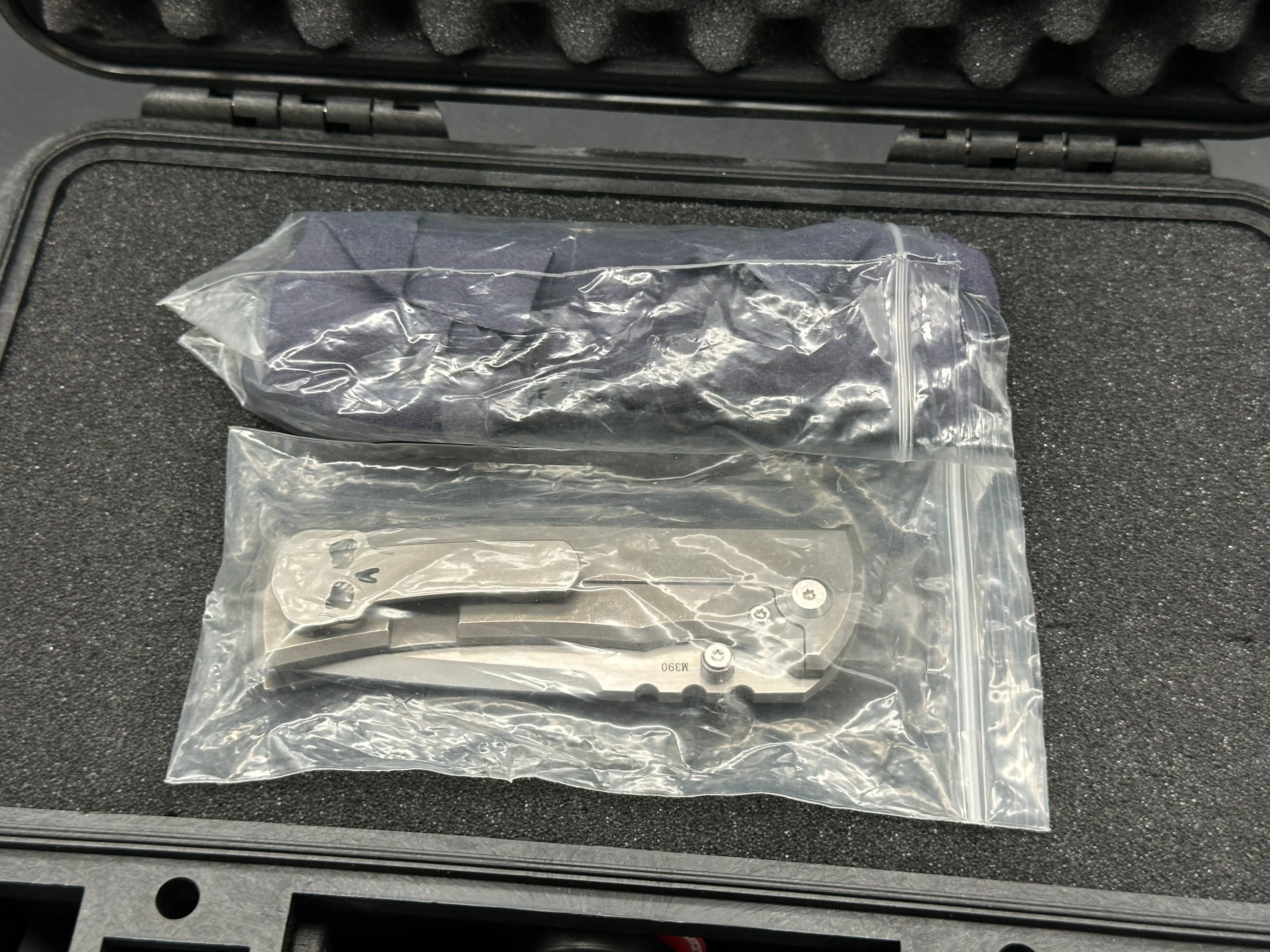2 knife bundle Chris Reeve Sebenza 31 Drop point Olive Canvas Micarta & Chaves Ultamar Redencion 3.5" M390