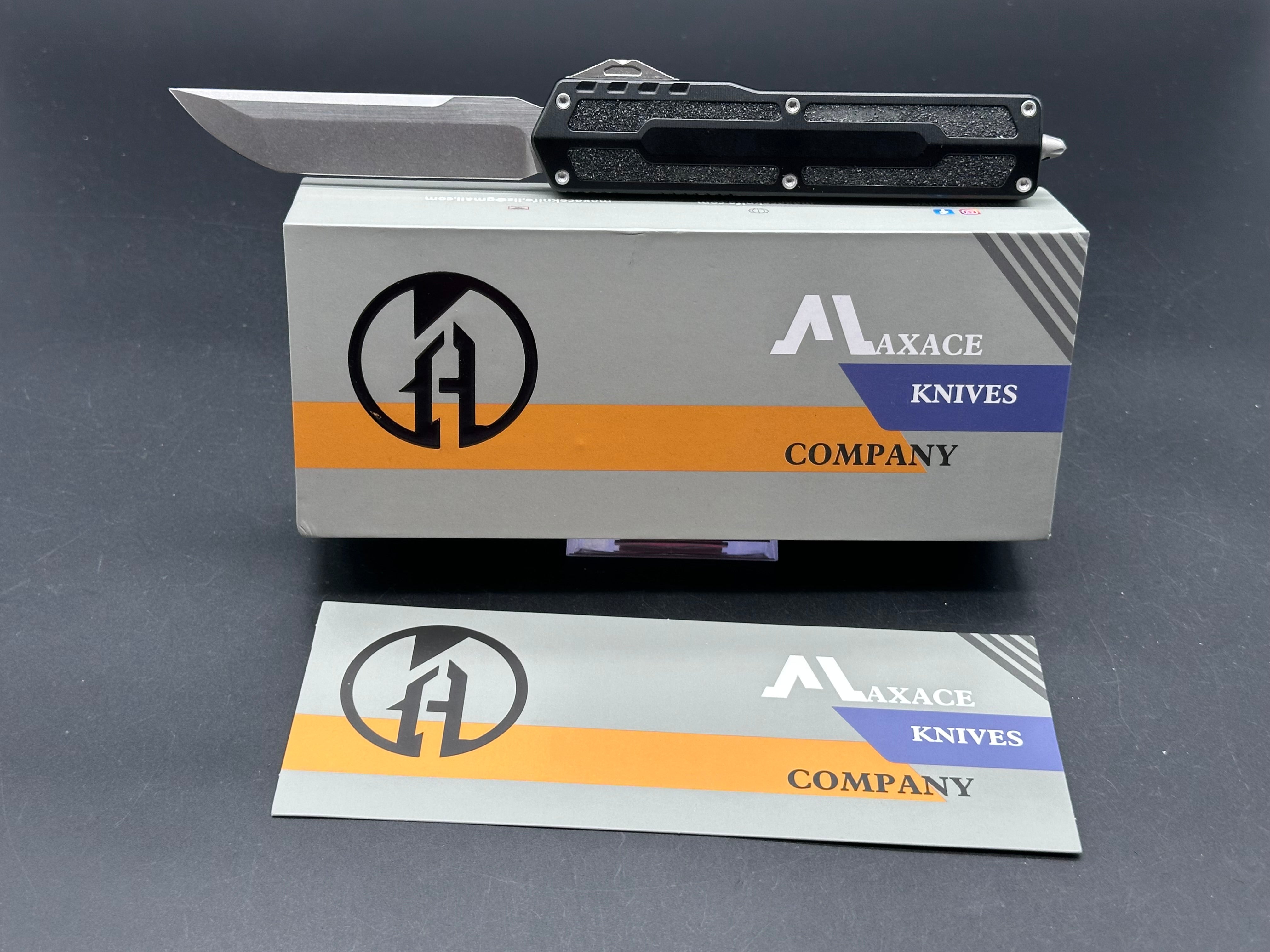 Maxace + Midnight Cat Archer OTF Black Aluminum Frame