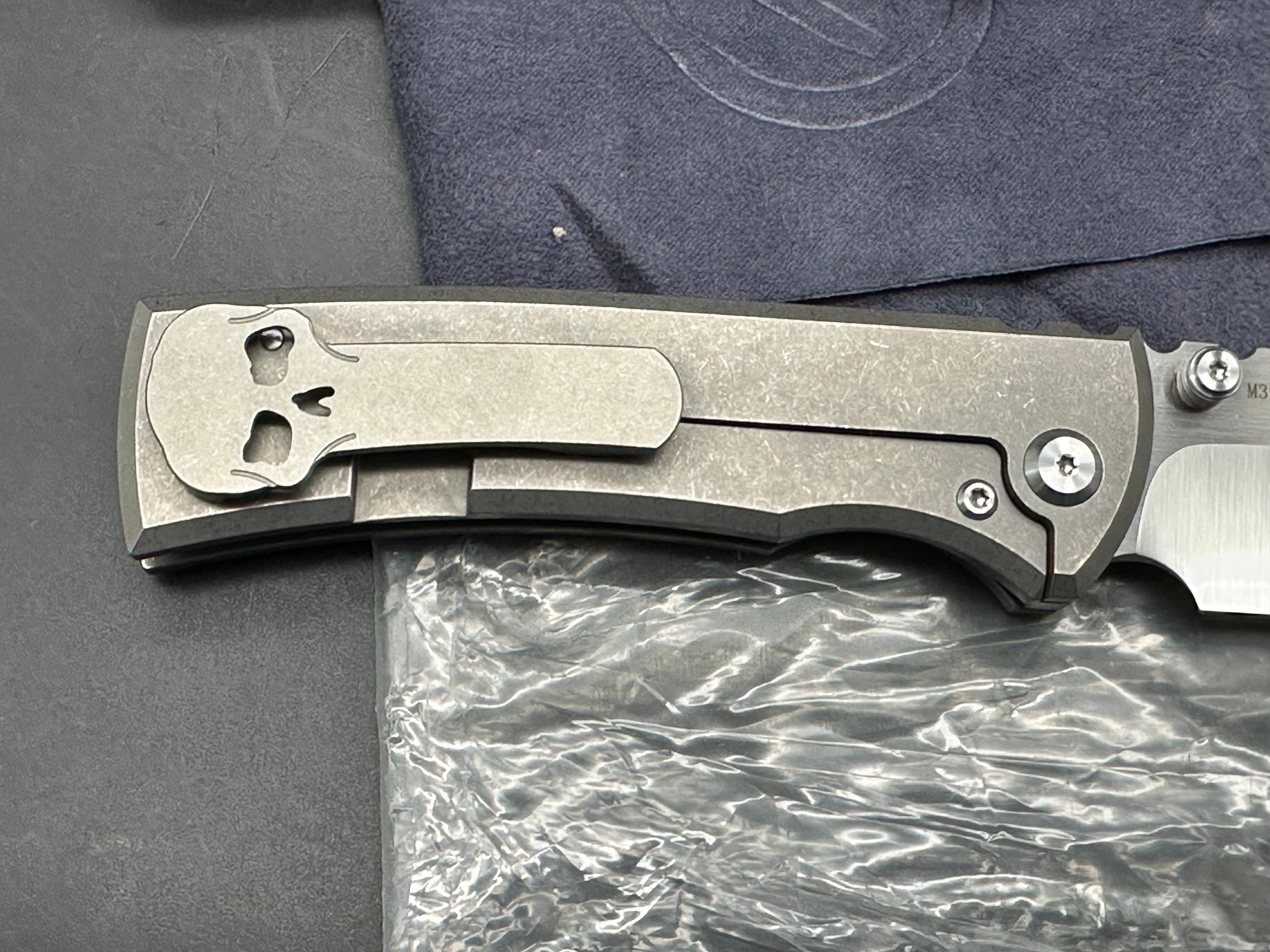 2 knife bundle Chris Reeve Sebenza 31 Drop point Olive Canvas Micarta & Chaves Ultamar Redencion 3.5" M390