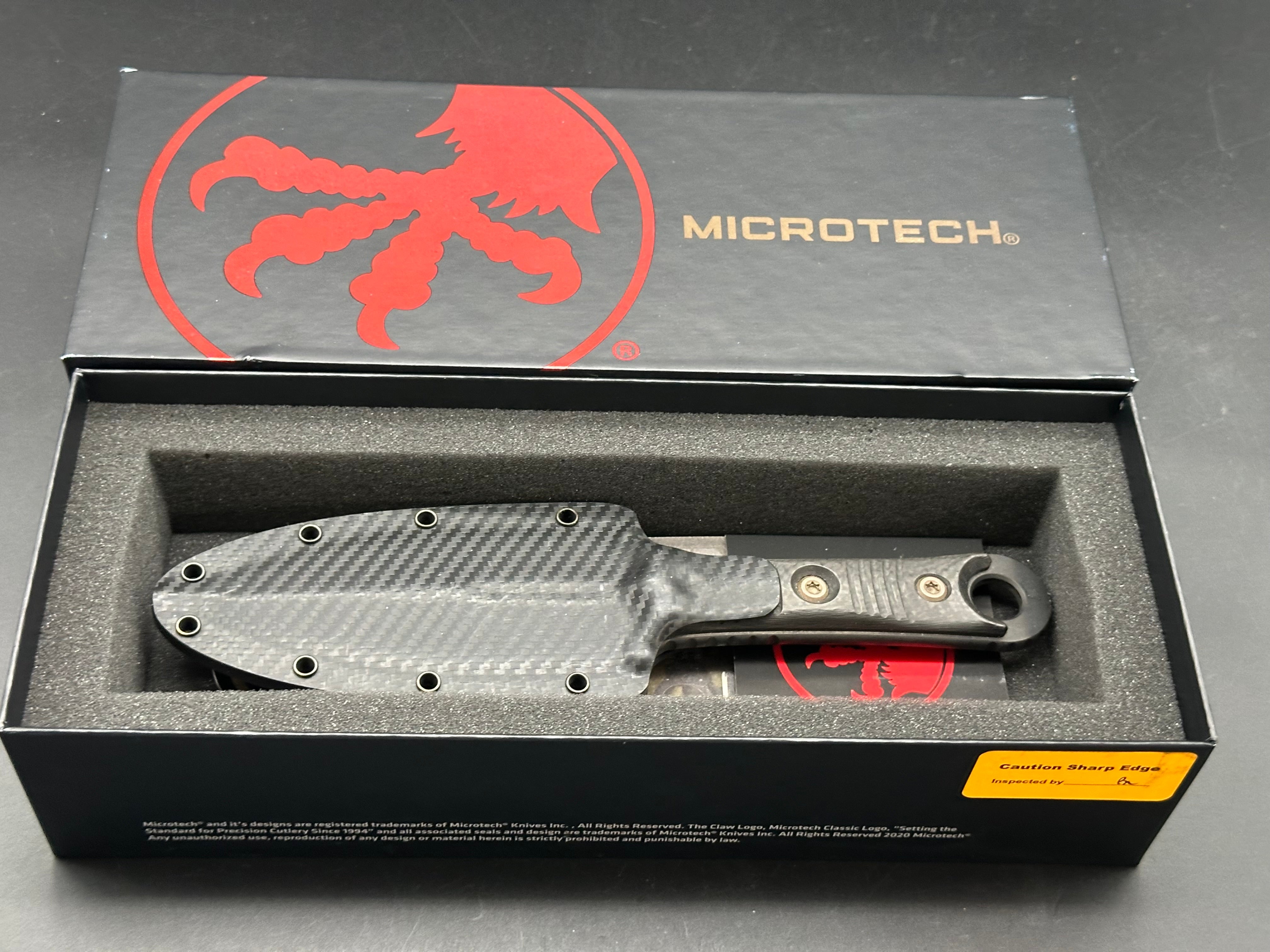 Microtech Borka blades SBD fixed double dagger 4.375"