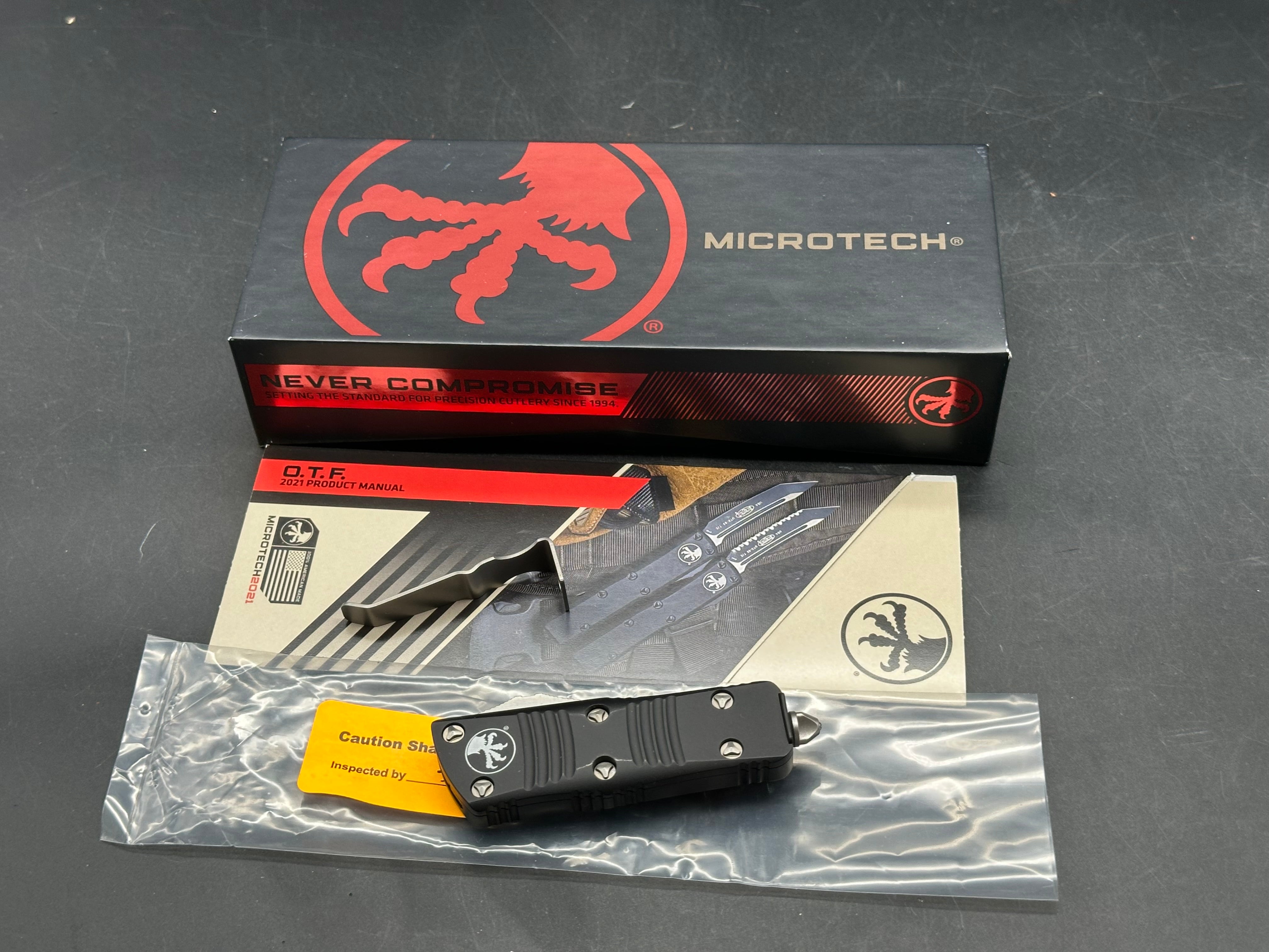 Microtech Troodon mini m390 Lynch clip/original clip