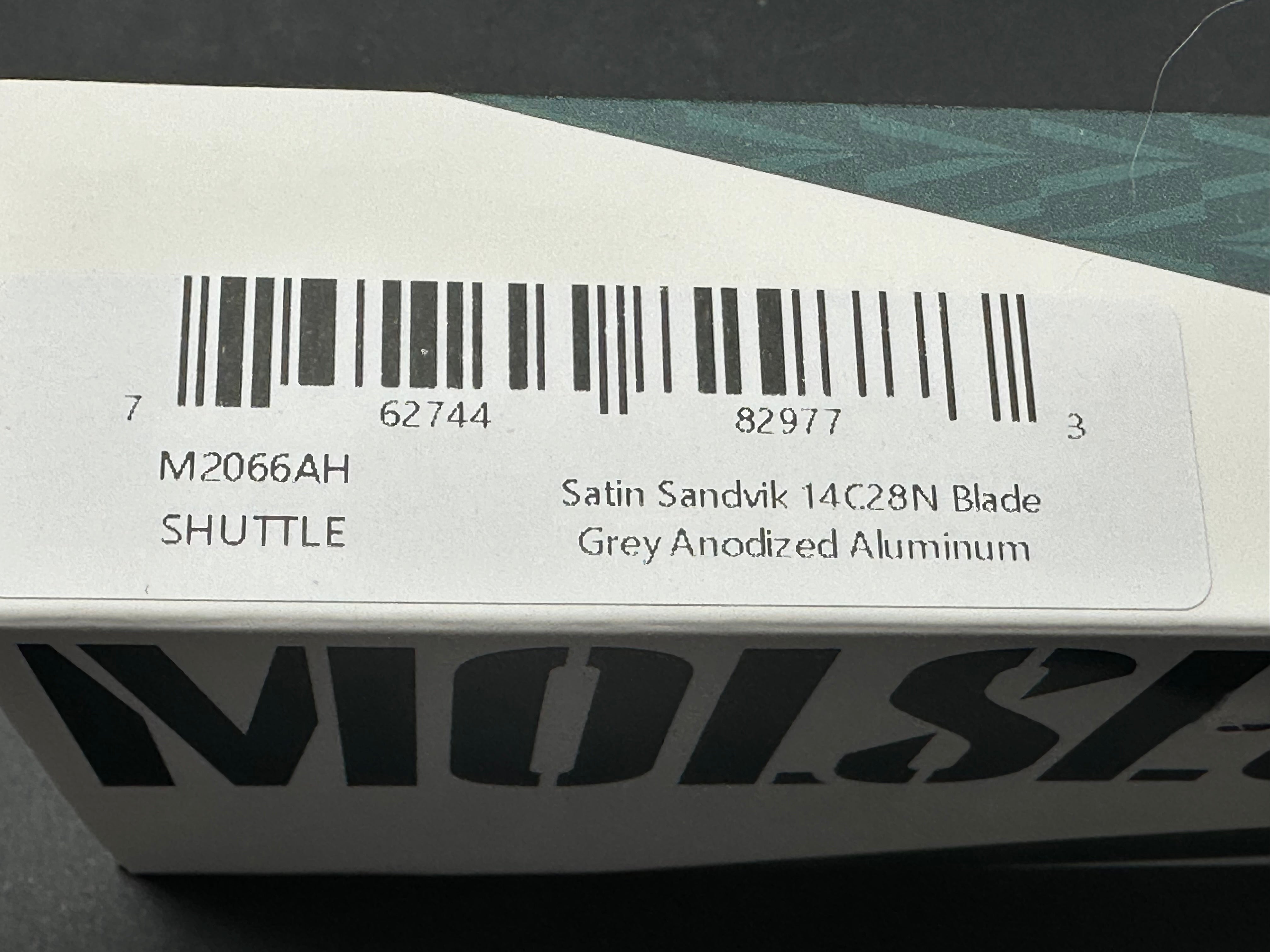 Molsect Shuttle Grey Aluminum handle - 14C28N CROSSBAR LOCK