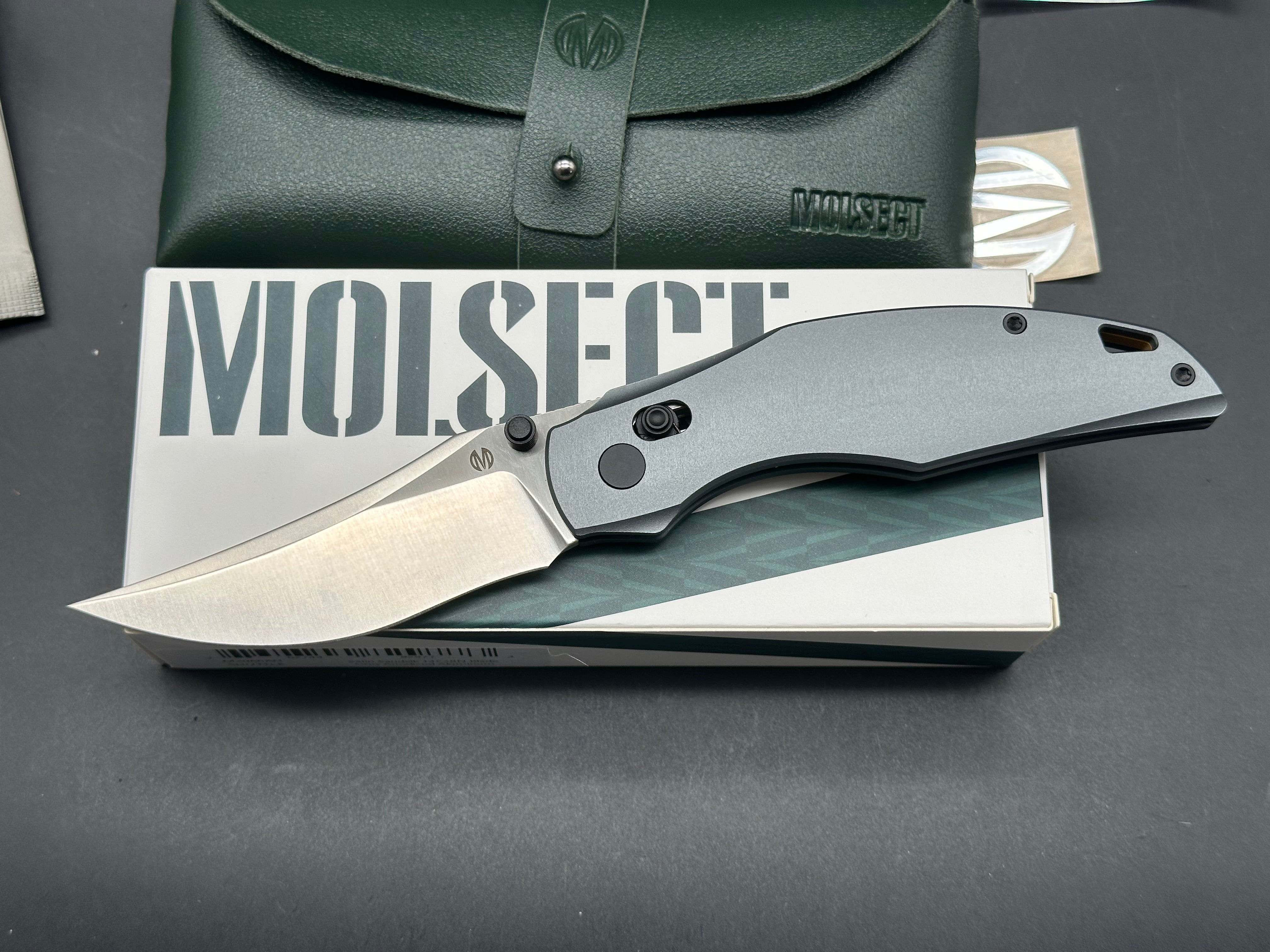 Molsect Shuttle Grey Aluminum handle - 14C28N CROSSBAR LOCK