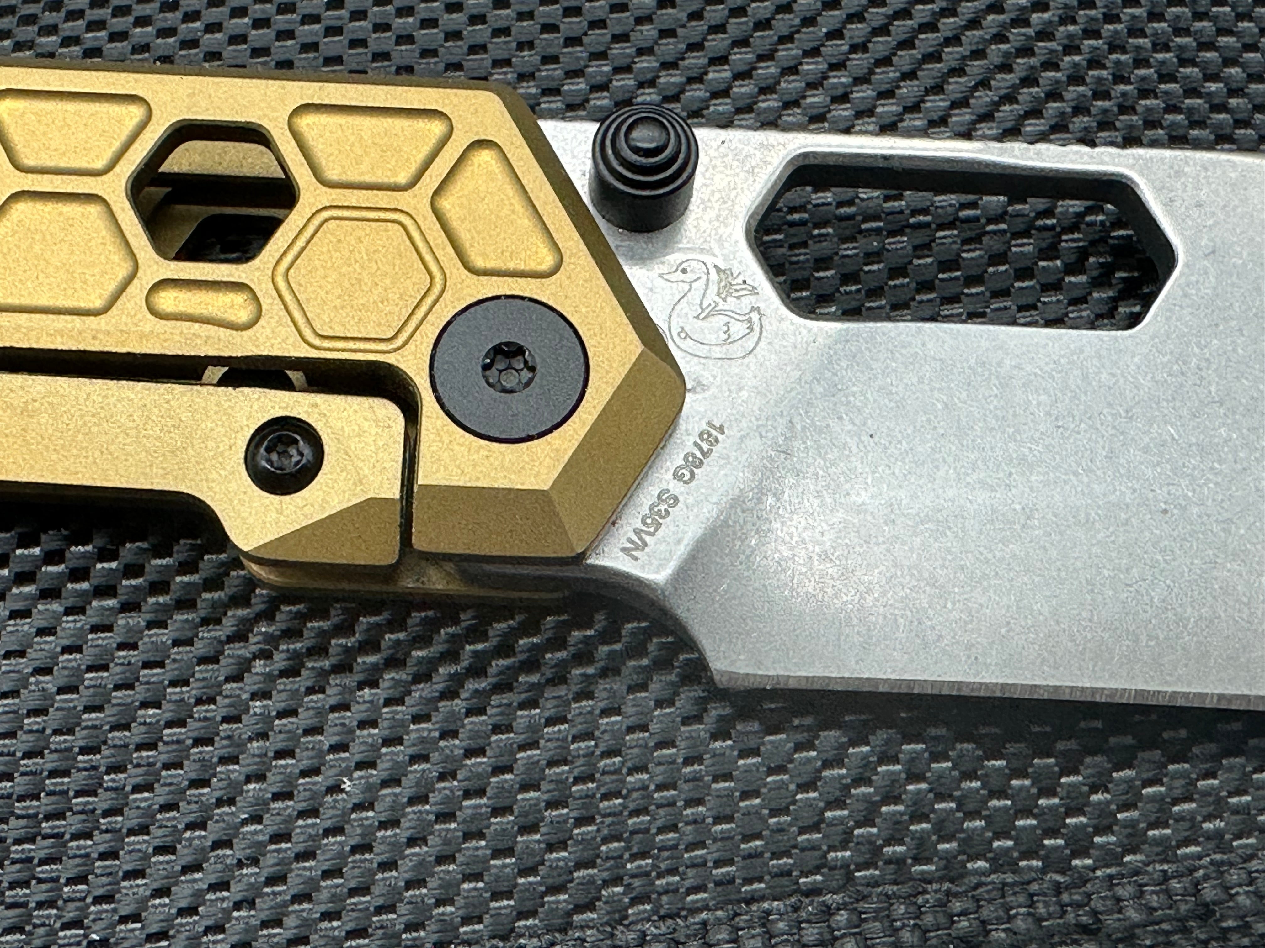 ARTISAN CUTLERY BEEST FOLDING KNIFE titanium HANDLE S35VN DROP POINT PLAIN EDGE STONEWASH FINISH