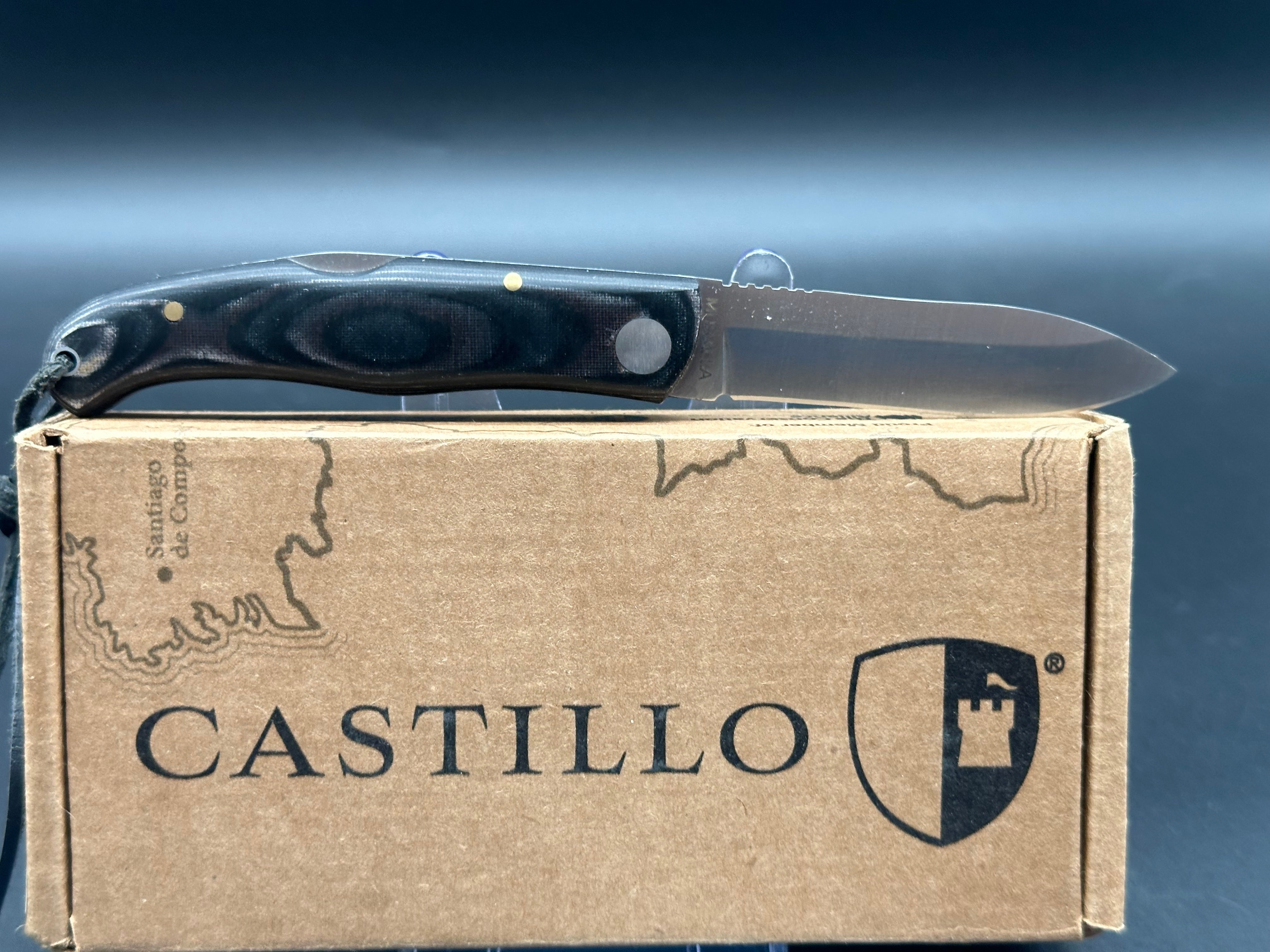 Castillo Muralla Folding Knife Twilight Blue Micarta